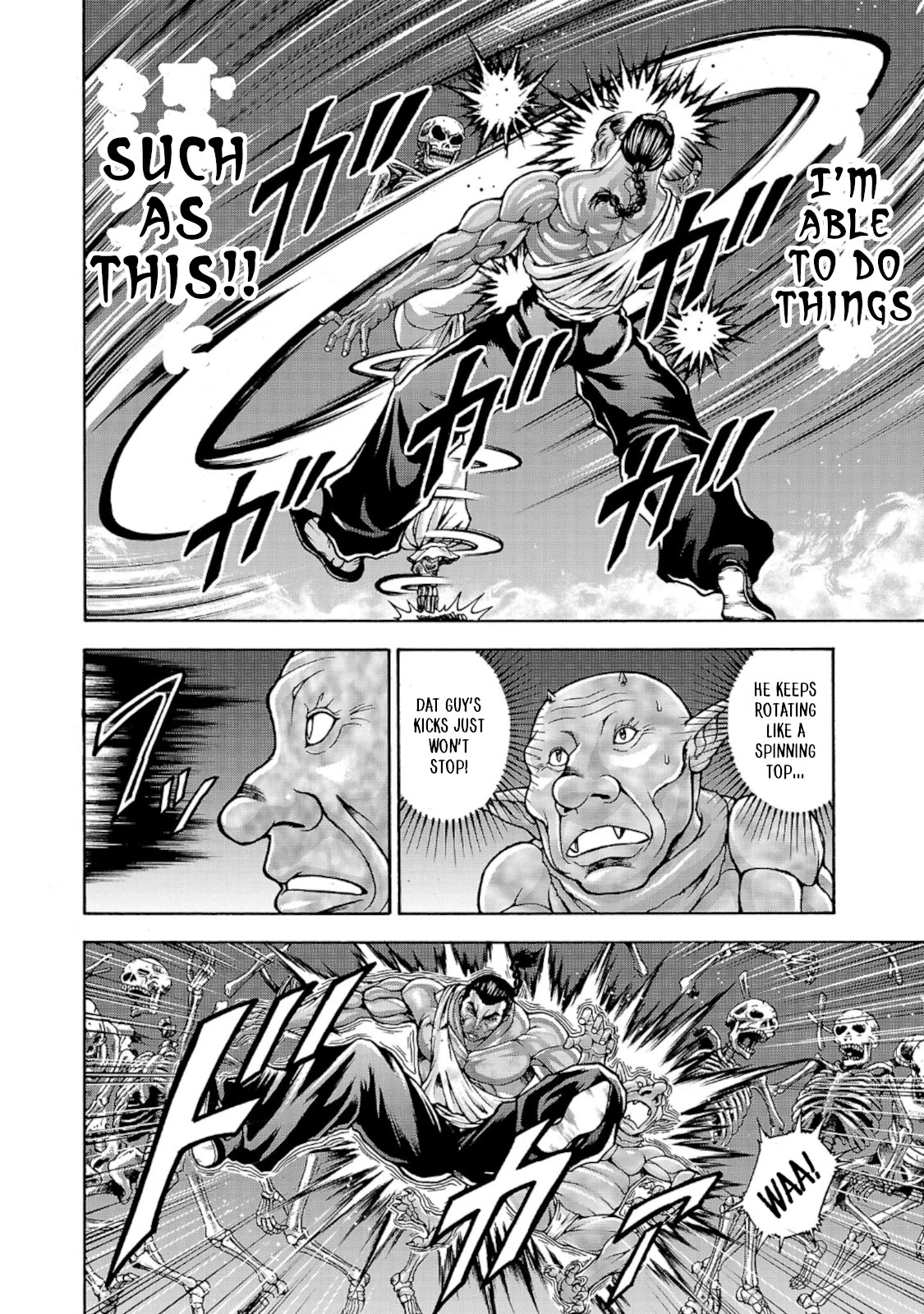 Baki Gaiden: Retsu Kaiou wa Isekai Tensei shitemo Ikkou ni Kamawan! Chap 34 - Next Chap 35