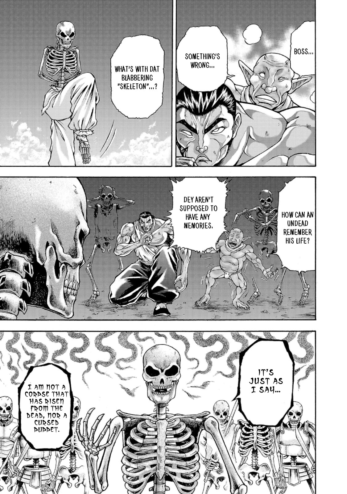 Baki Gaiden: Retsu Kaiou wa Isekai Tensei shitemo Ikkou ni Kamawan! Chap 34 - Next Chap 35