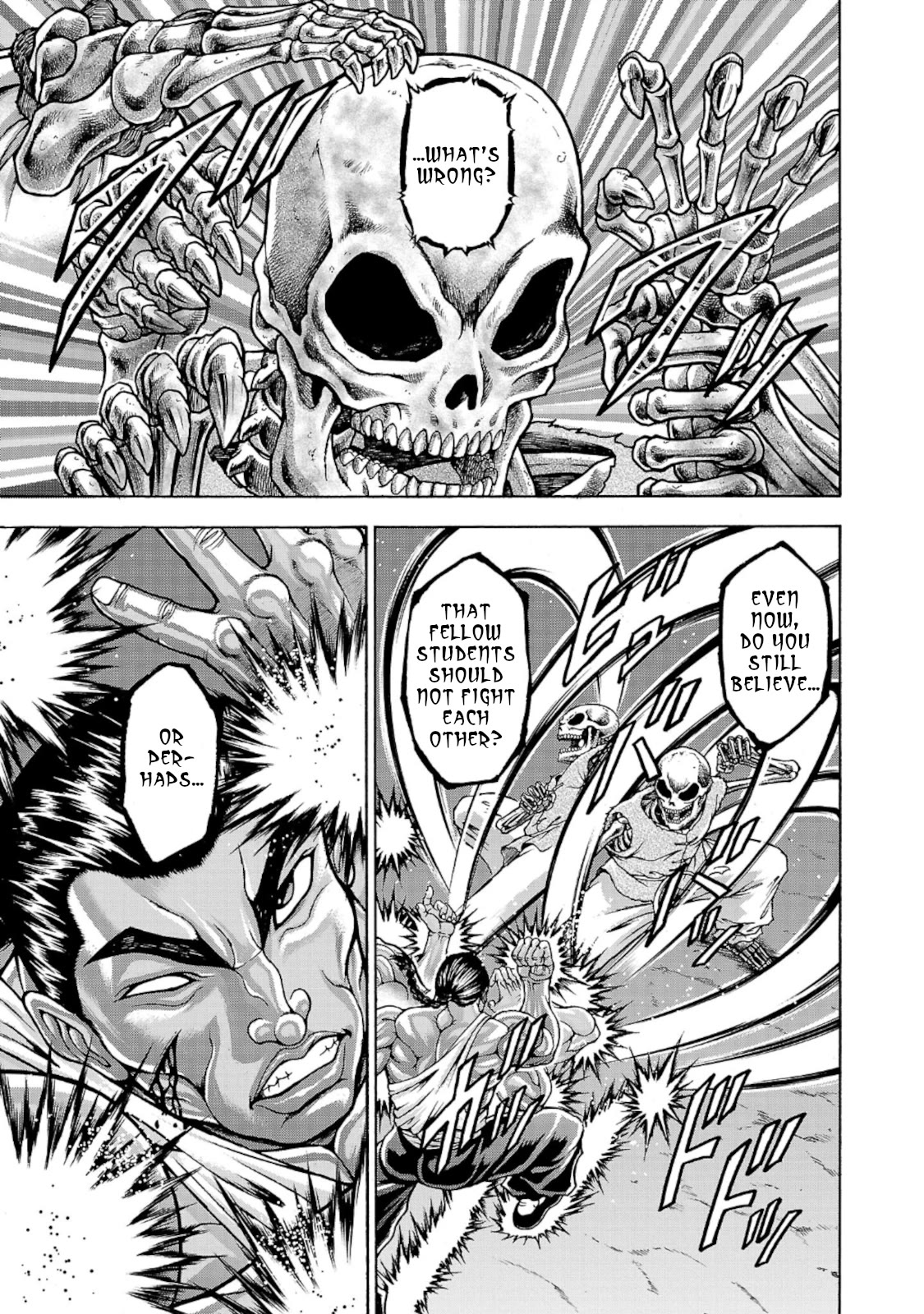 Baki Gaiden: Retsu Kaiou wa Isekai Tensei shitemo Ikkou ni Kamawan! Chap 34 - Next Chap 35