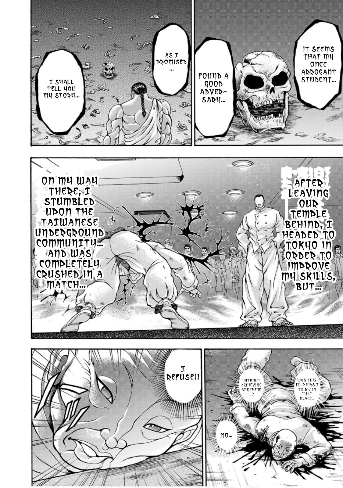 Baki Gaiden: Retsu Kaiou wa Isekai Tensei shitemo Ikkou ni Kamawan! Chap 36 - Next Chap 37