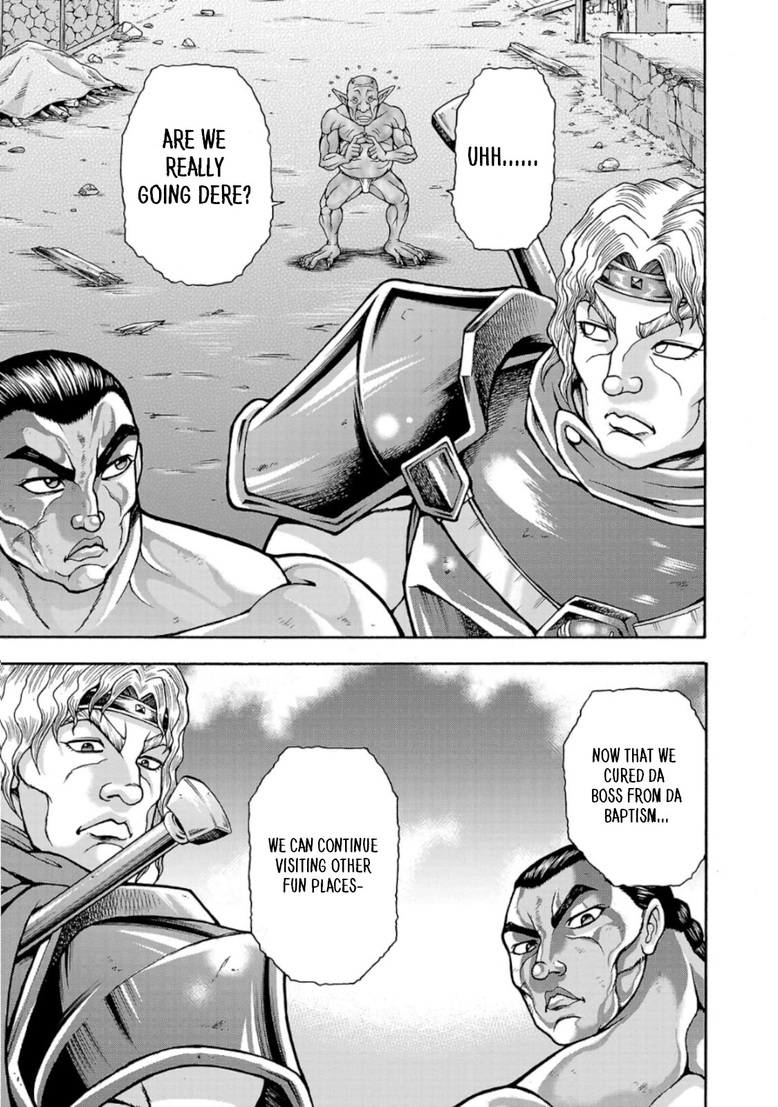 Baki Gaiden: Retsu Kaiou wa Isekai Tensei shitemo Ikkou ni Kamawan! Chap 38 - Next Chap 39