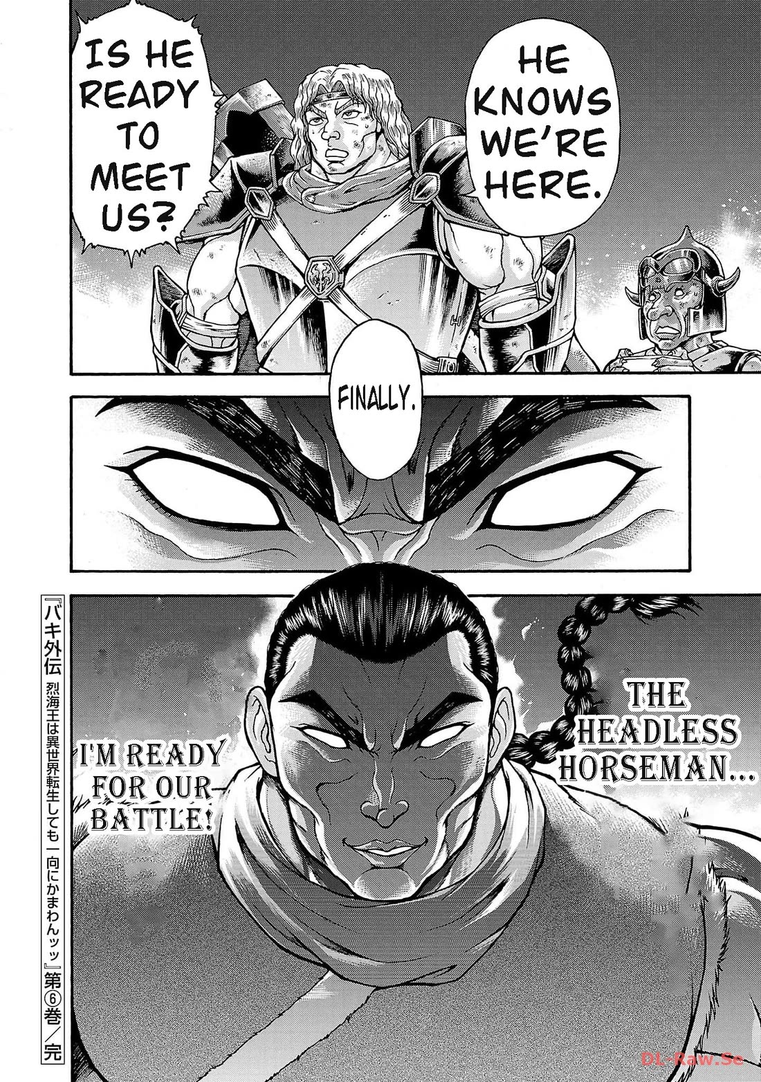Baki Gaiden: Retsu Kaiou wa Isekai Tensei shitemo Ikkou ni Kamawan! Chap 48 - Next Chap 49