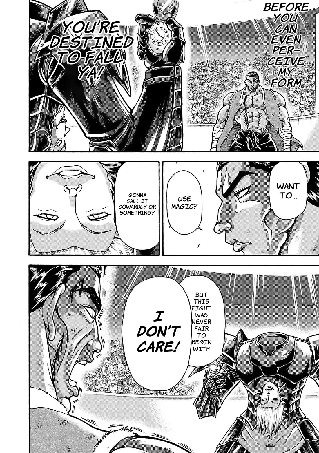 Baki Gaiden: Retsu Kaiou wa Isekai Tensei shitemo Ikkou ni Kamawan! Chap 58 - Next Chap 59