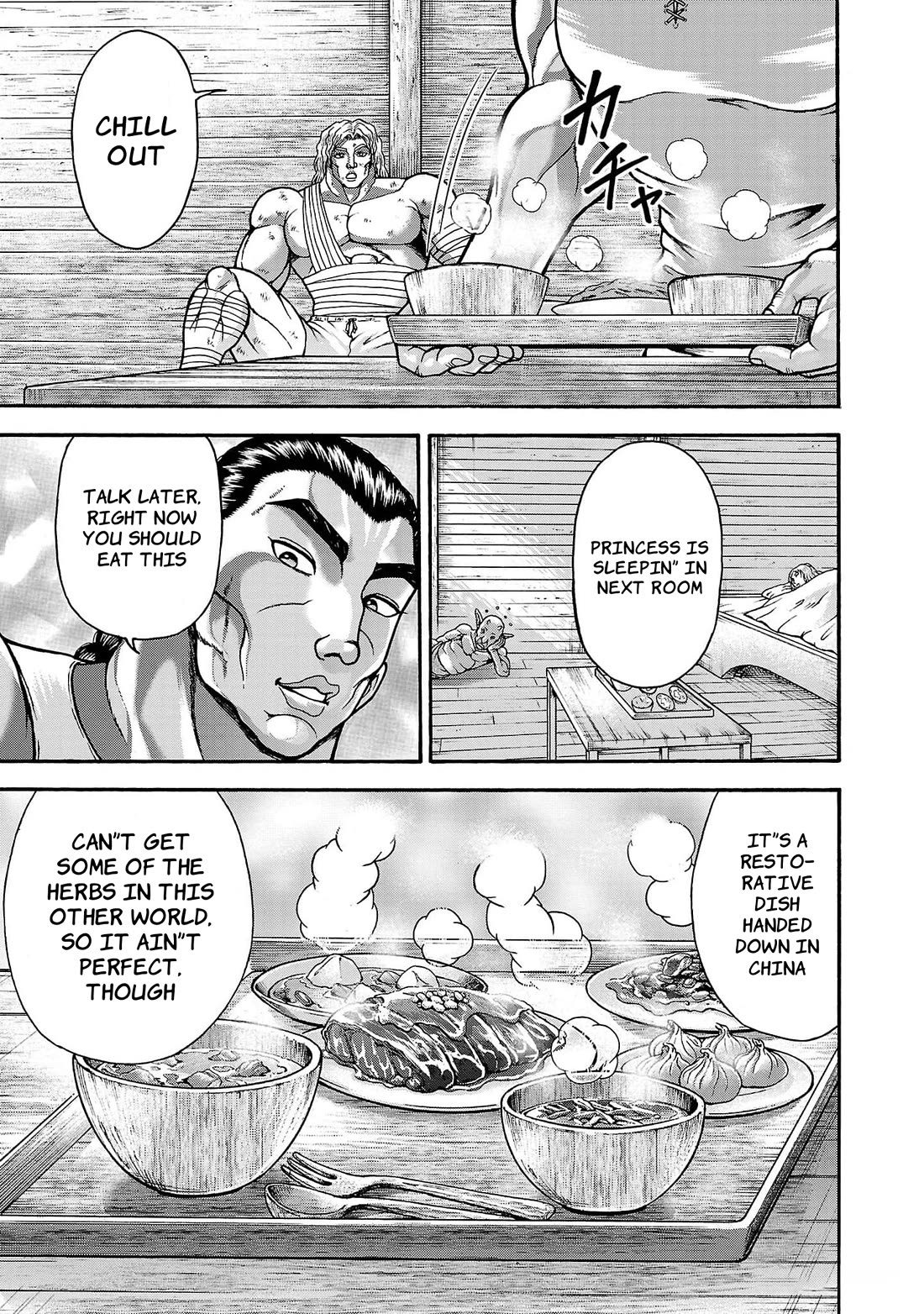 Baki Gaiden: Retsu Kaiou wa Isekai Tensei shitemo Ikkou ni Kamawan! Chap 60 - Next Chap 61