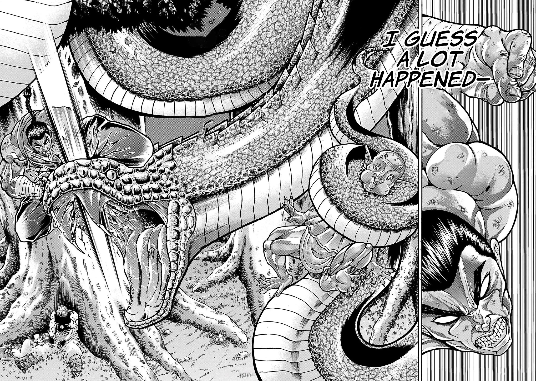 Baki Gaiden: Retsu Kaiou wa Isekai Tensei shitemo Ikkou ni Kamawan! Chap 60 - Next Chap 61