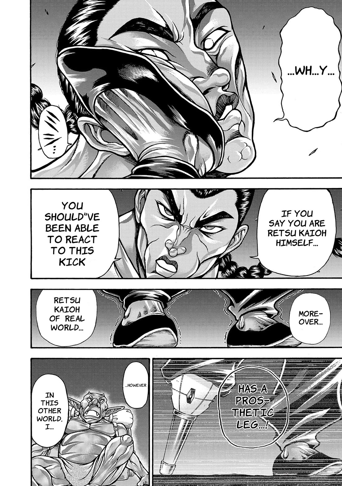 Baki Gaiden: Retsu Kaiou wa Isekai Tensei shitemo Ikkou ni Kamawan! Chap 61 - Next Chap 62