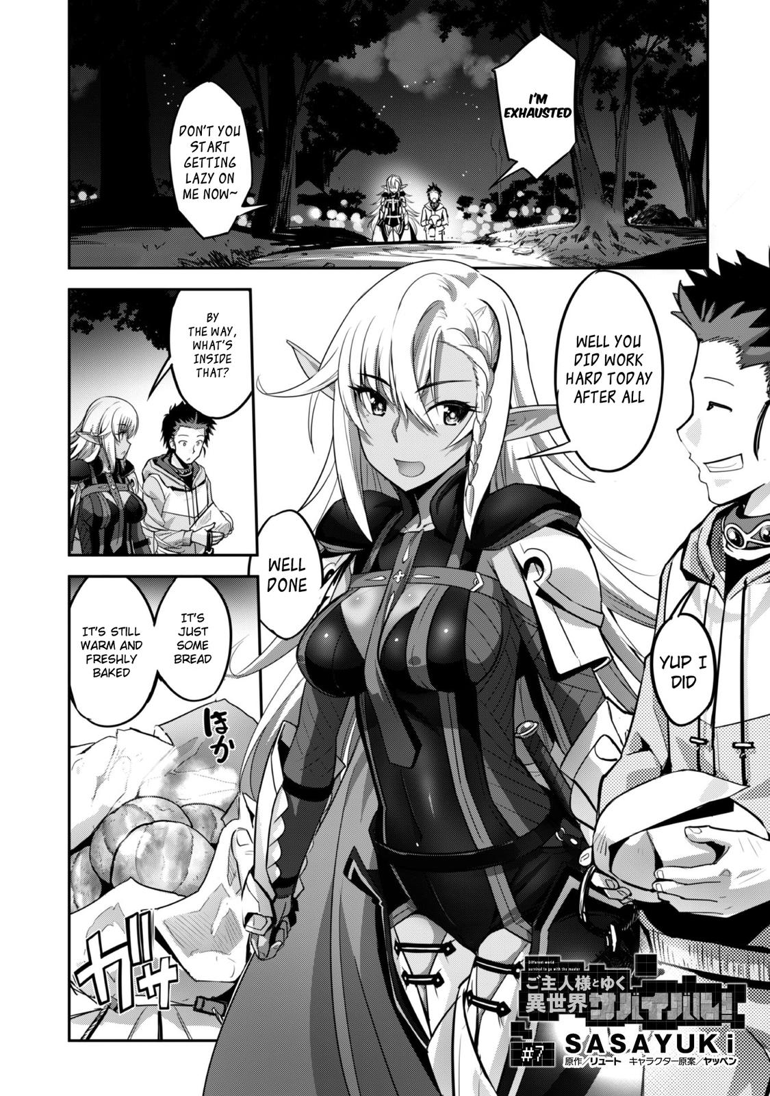 Goshujinsama to Yuku Isekai Survival! The Comic Chap 7 - Next Chap 8
