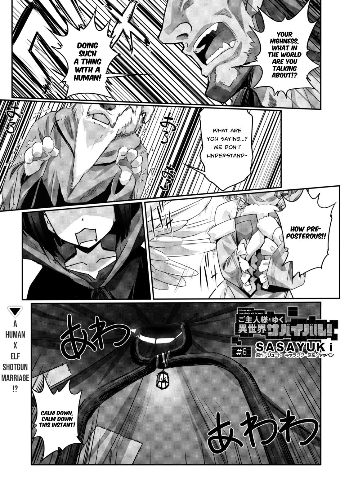 Goshujinsama to Yuku Isekai Survival! The Comic Chap 6 - Next Chap 7