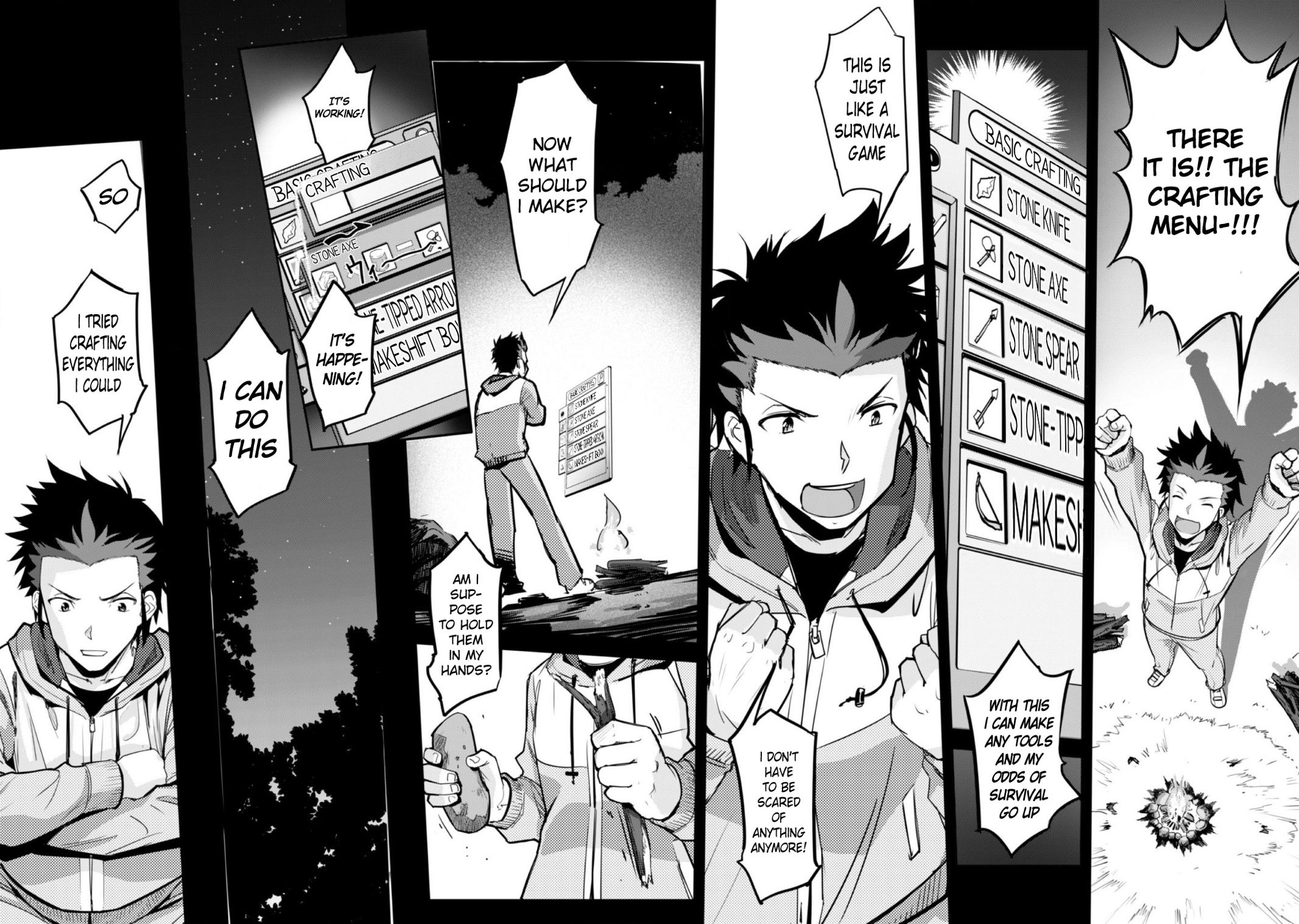 Goshujinsama to Yuku Isekai Survival! The Comic Chap 1 - Next Chap 2