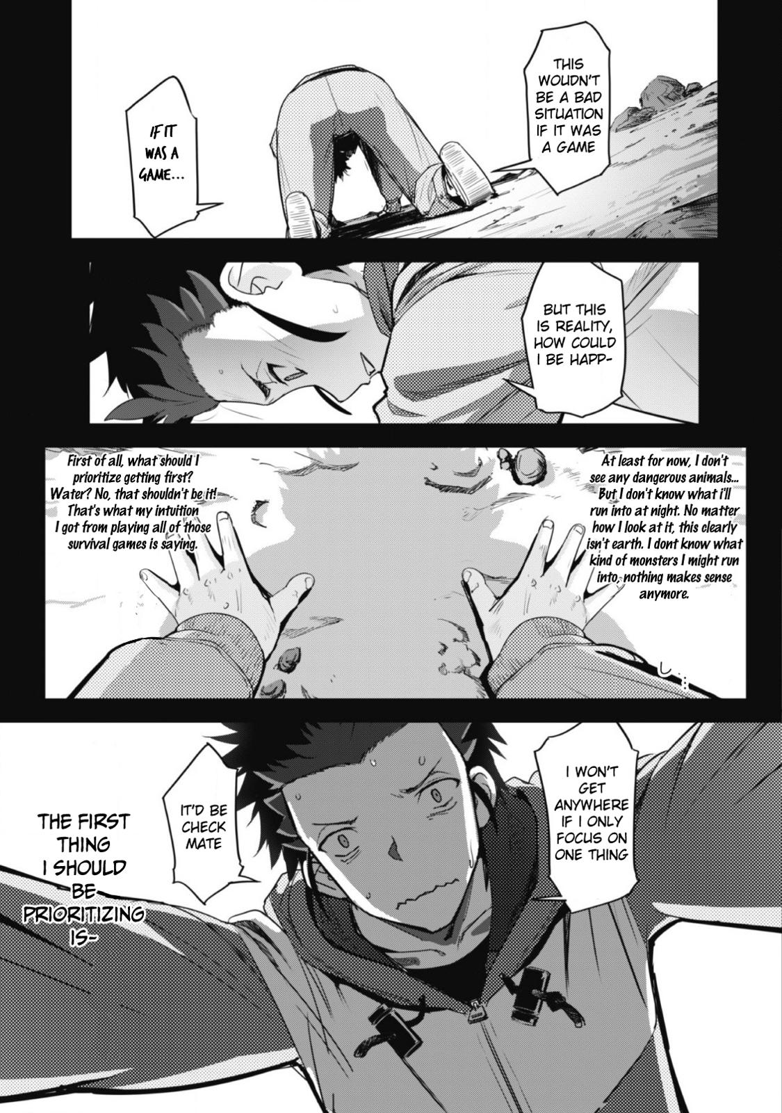 Goshujinsama to Yuku Isekai Survival! The Comic Chap 1 - Next Chap 2