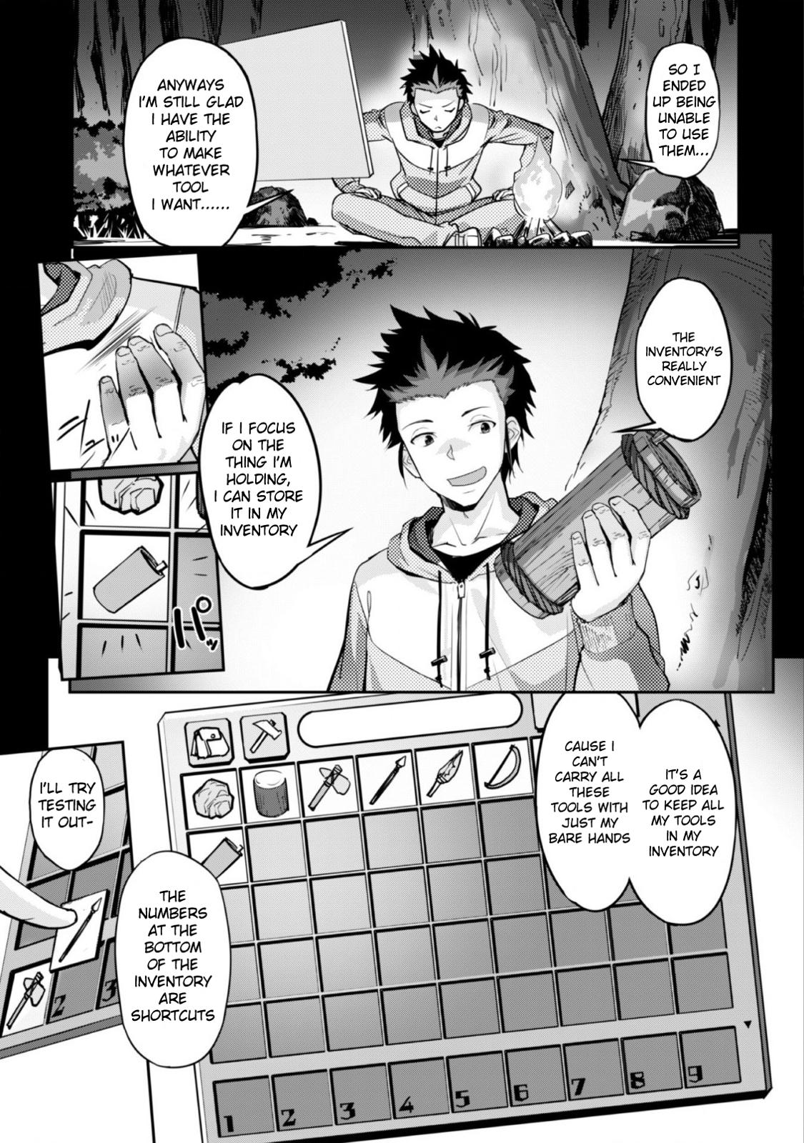 Goshujinsama to Yuku Isekai Survival! The Comic Chap 1 - Next Chap 2