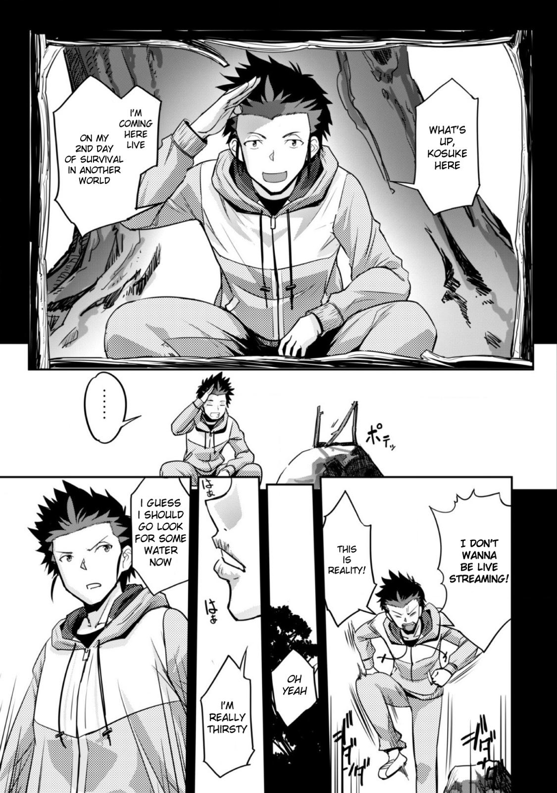 Goshujinsama to Yuku Isekai Survival! The Comic Chap 1 - Next Chap 2