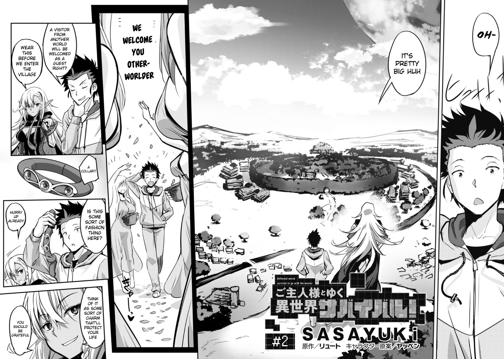 Goshujinsama to Yuku Isekai Survival! The Comic Chap 2 - Next Chap 3