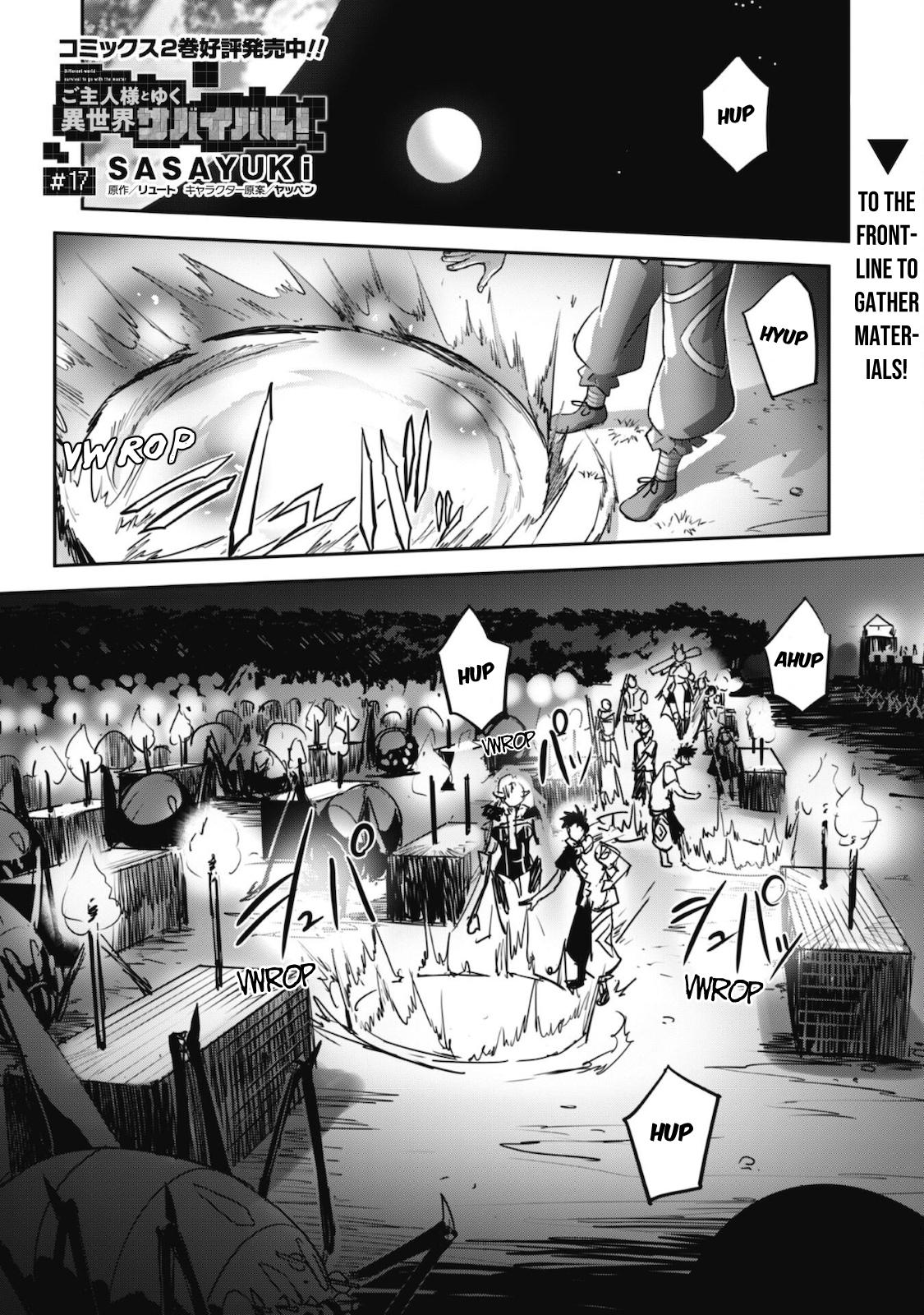 Goshujinsama to Yuku Isekai Survival! The Comic Chap 17 - Next Chap 18