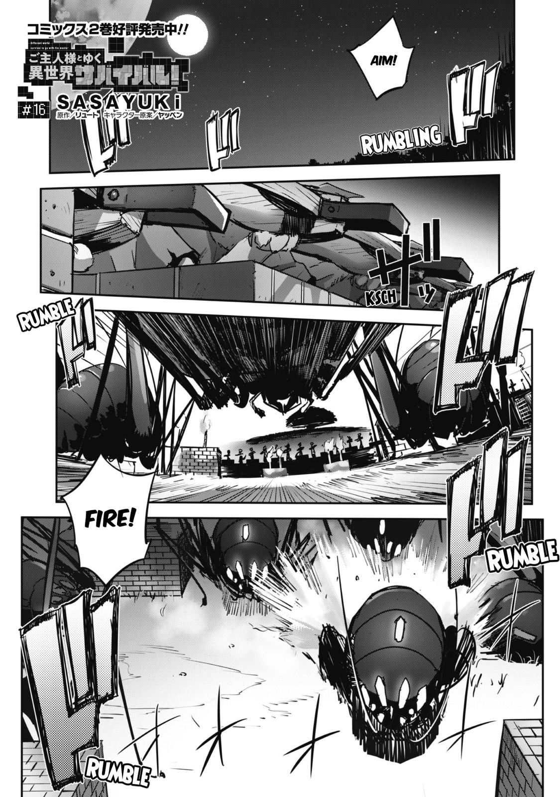 Goshujinsama to Yuku Isekai Survival! The Comic Chap 16 - Next Chap 17