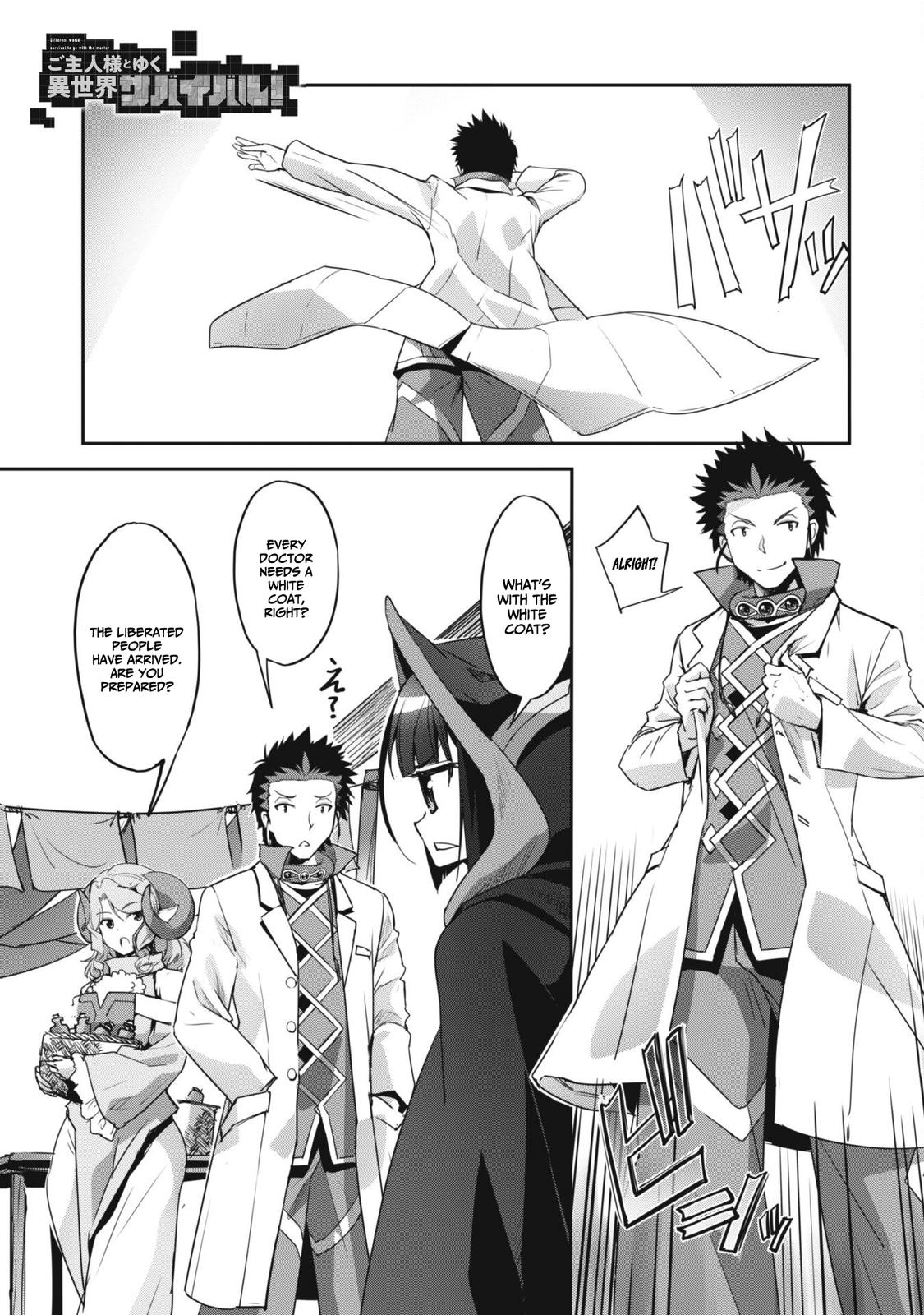 Goshujinsama to Yuku Isekai Survival! The Comic Chap 27 - Next Chap 28