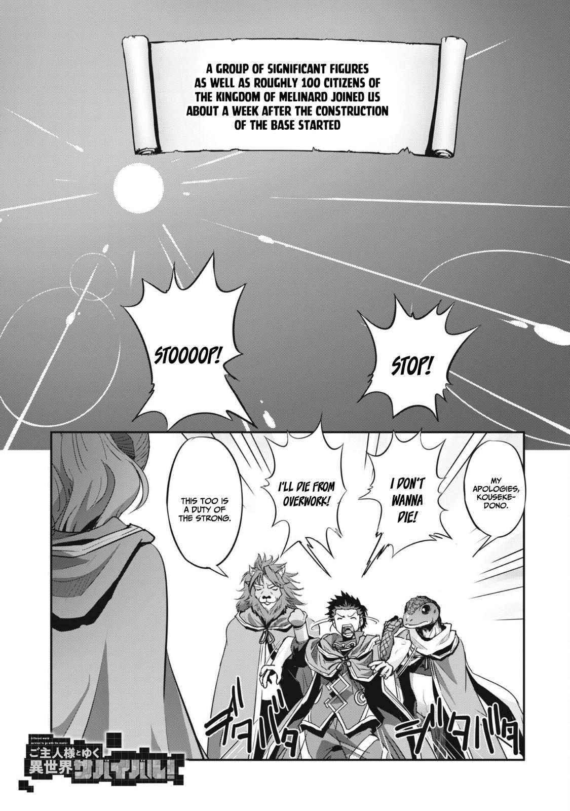 Goshujinsama to Yuku Isekai Survival! The Comic Chap 25 - Next Chap 26