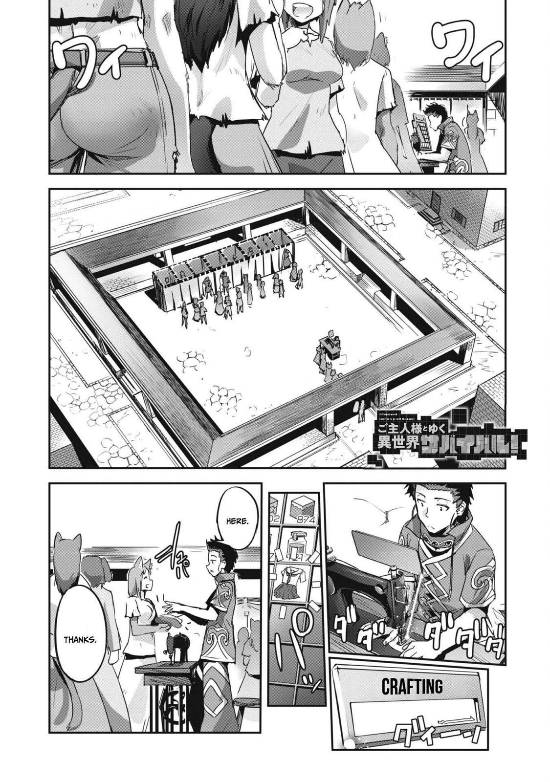 Goshujinsama to Yuku Isekai Survival! The Comic Chap 28 - Next Chap 29