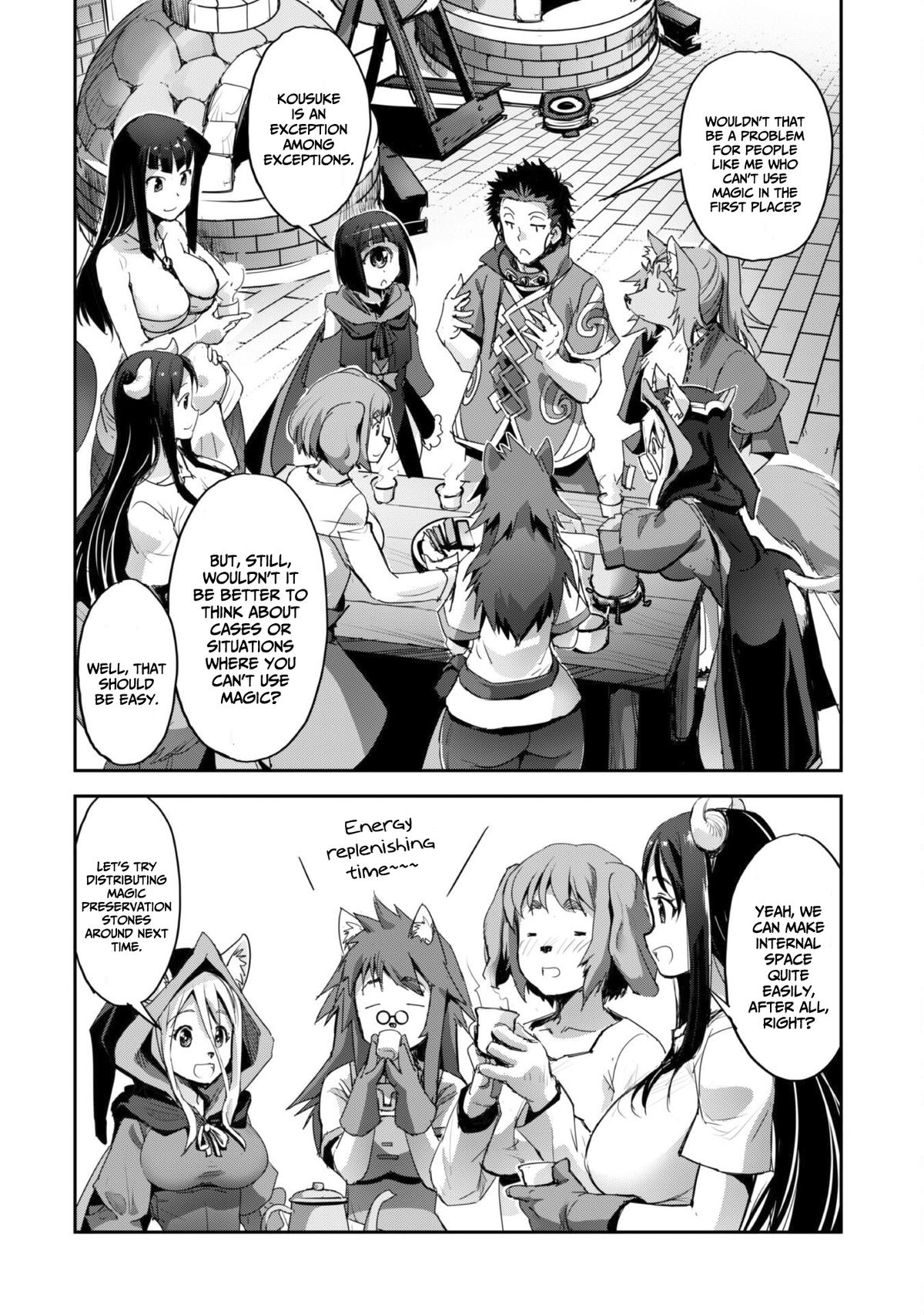 Goshujinsama to Yuku Isekai Survival! The Comic Chap 34 - Next Chap 35
