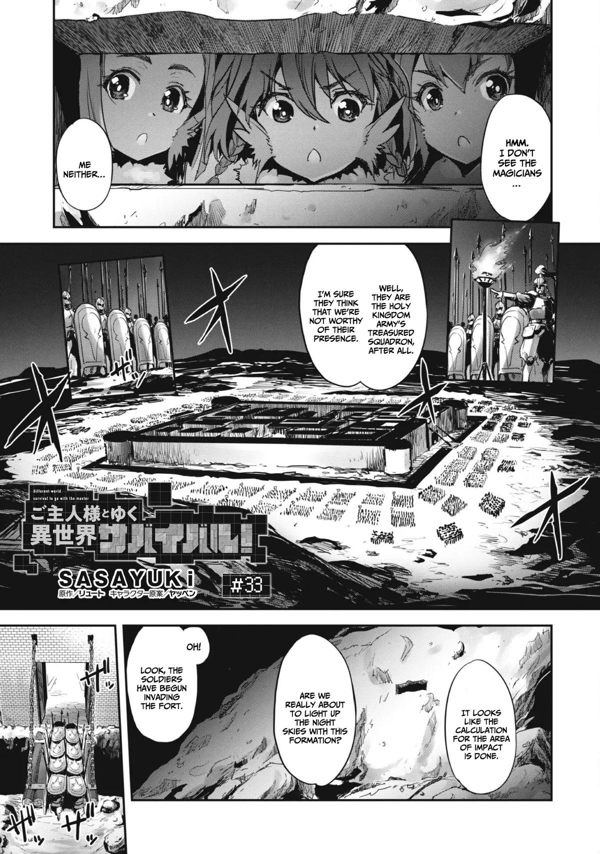 Goshujinsama to Yuku Isekai Survival! The Comic Chap 33 - Next Chap 34