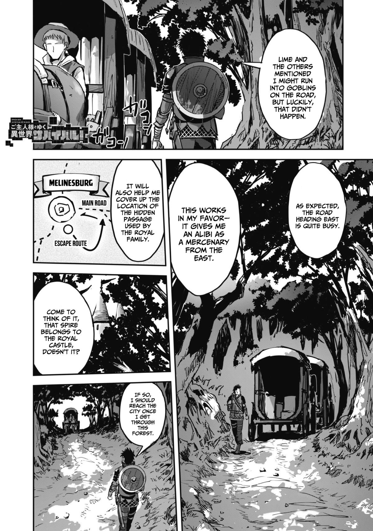 Goshujinsama to Yuku Isekai Survival! The Comic Chap 47 - Next Chap 48