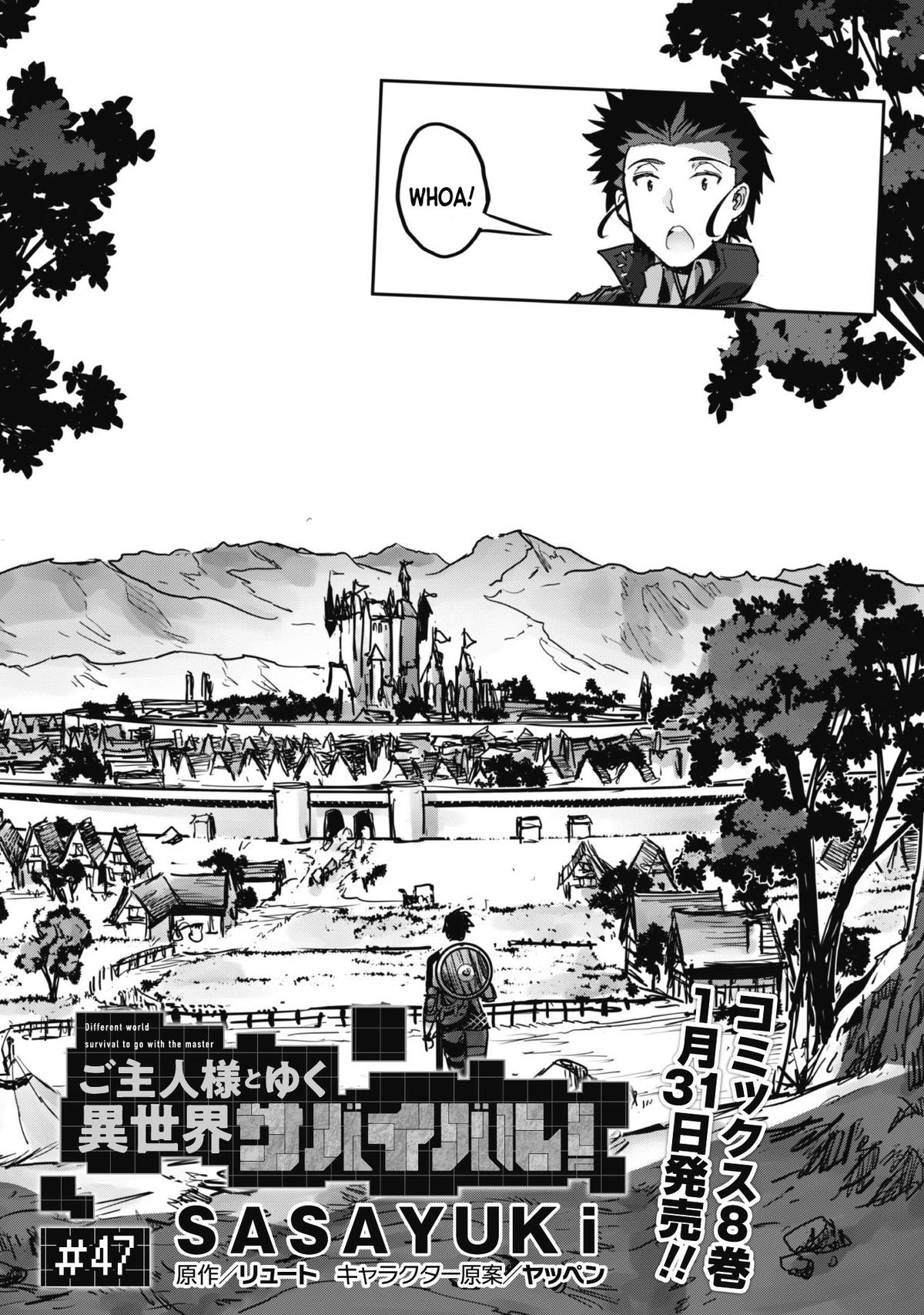 Goshujinsama to Yuku Isekai Survival! The Comic Chap 47 - Next Chap 48