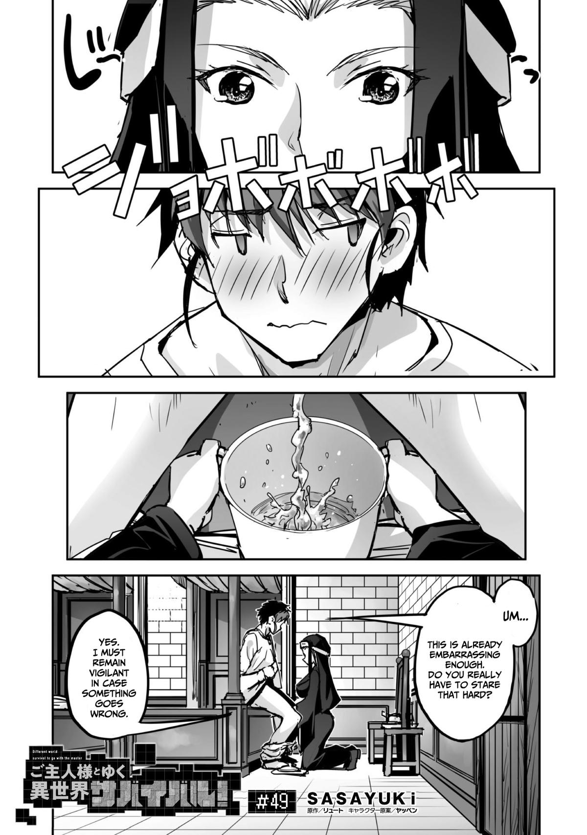 Goshujinsama to Yuku Isekai Survival! The Comic Chap 49 - Next Chap 50
