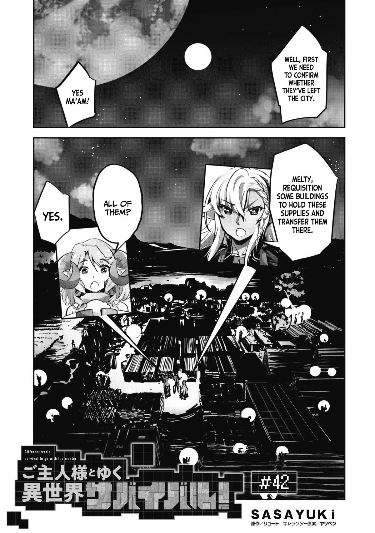 Goshujinsama to Yuku Isekai Survival! The Comic Chap 42 - Next Chap 43