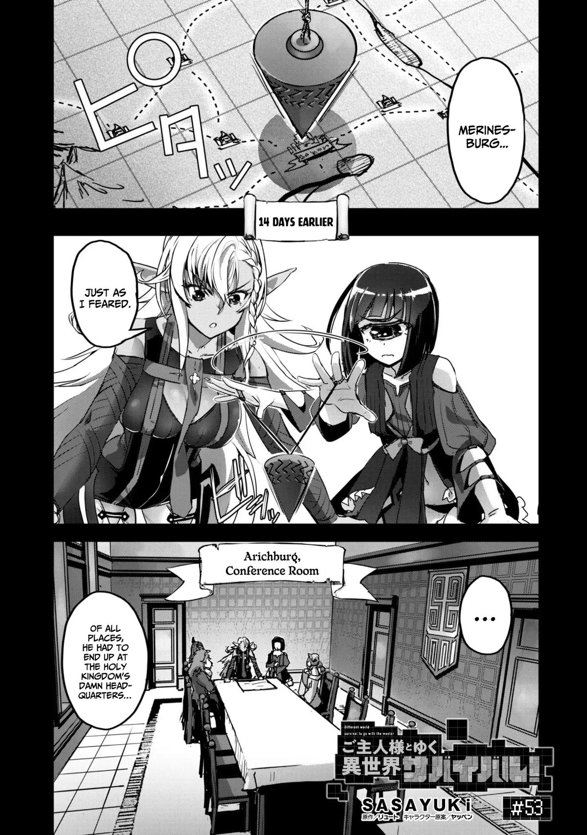 Goshujinsama to Yuku Isekai Survival! The Comic Chap 53 - Next Chap 54