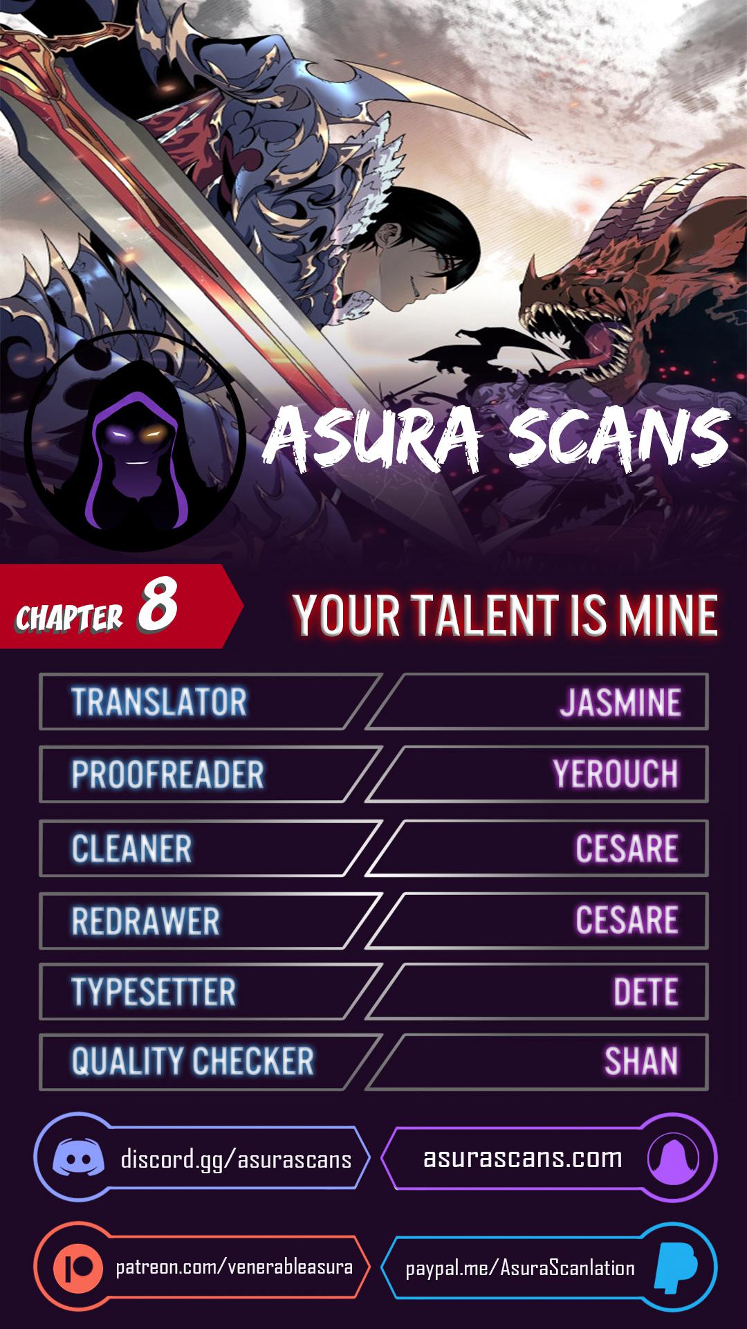Your Talent Is Mine Chap 8 - Next Chap 9