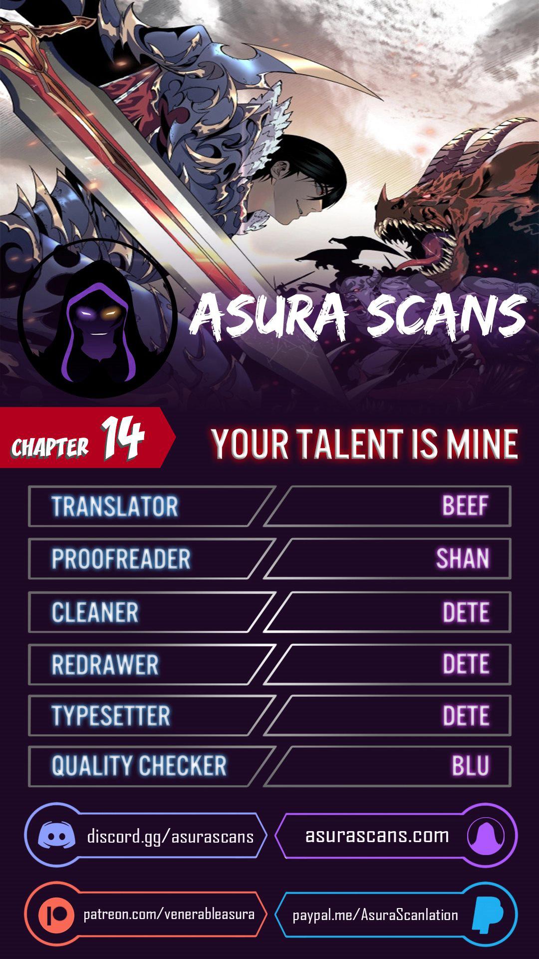Your Talent Is Mine Chap 14 - Next Chap 15