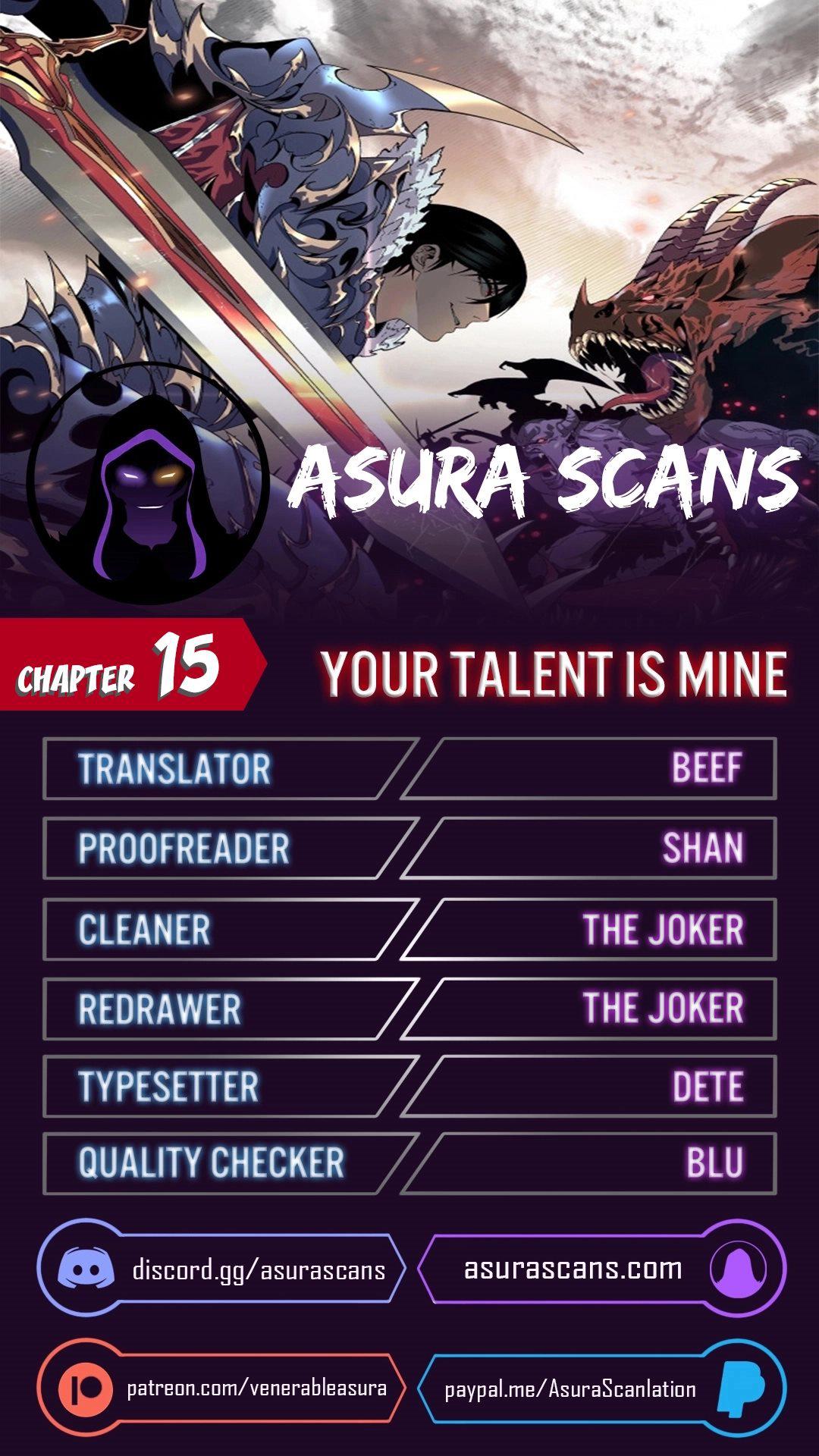 Your Talent Is Mine Chap 15 - Next Chap 16