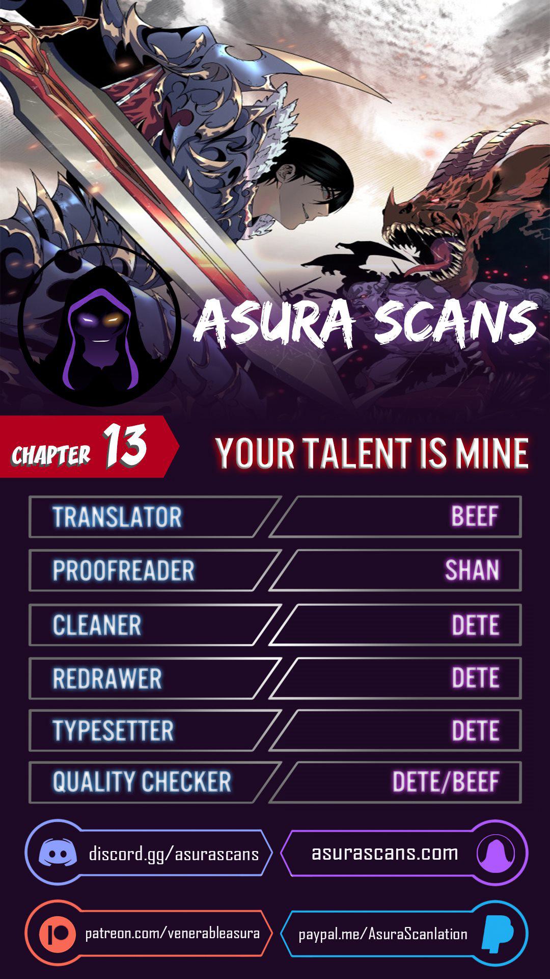 Your Talent Is Mine Chap 13 - Next Chap 14