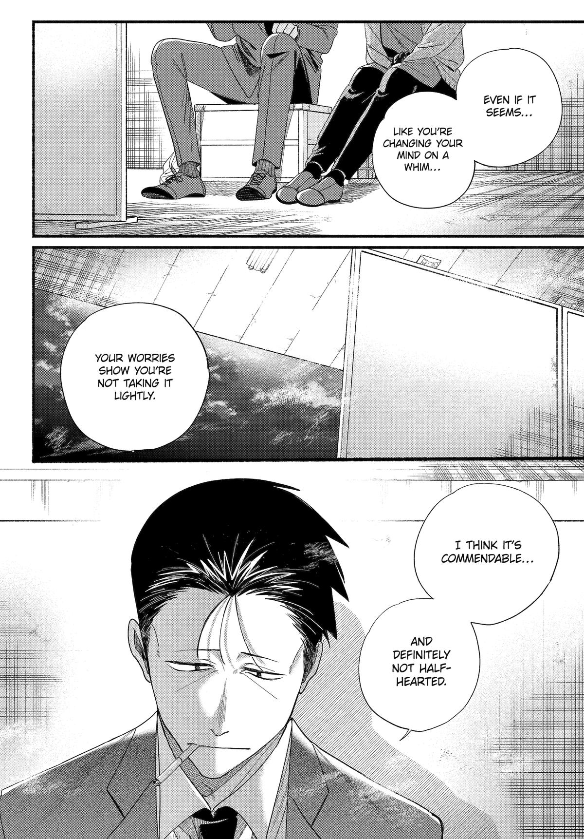 Super no Ura de Yani Suu Futari Chap 56 - Next Chap 57