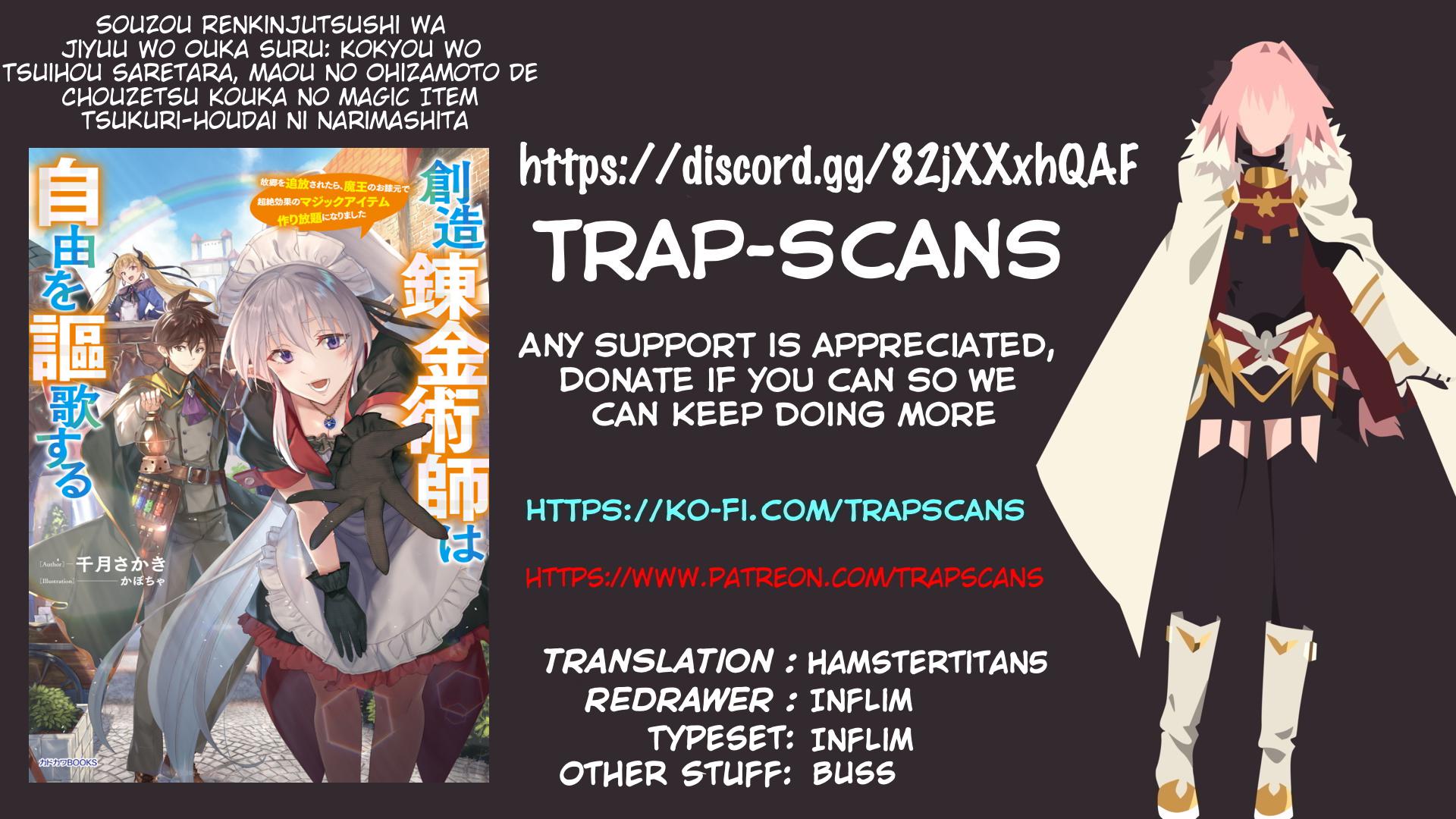 Souzou Renkinjutsushi wa Jiyuu wo Ouka suru Chap 9.2 - Next Chap 10.2