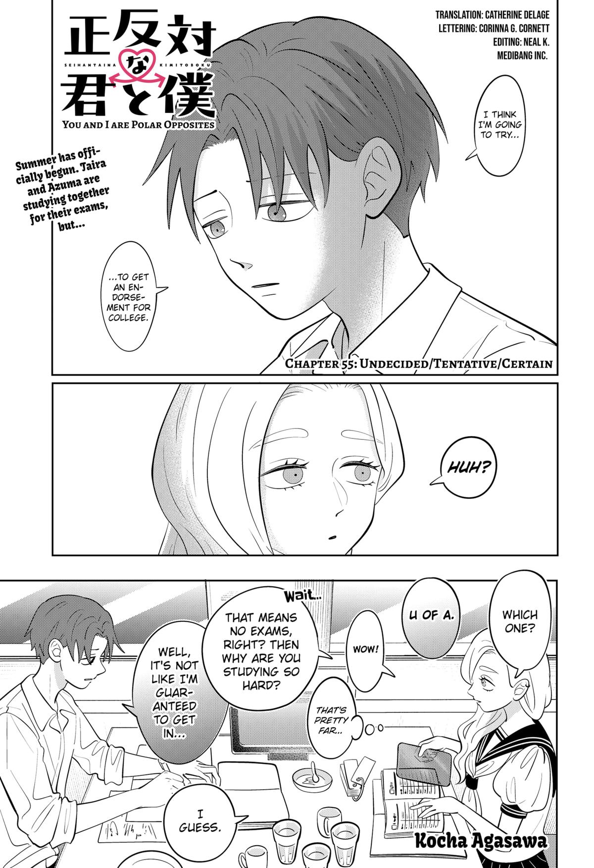 You and I are Polar Opposites Chap 55 - Next Chap 56