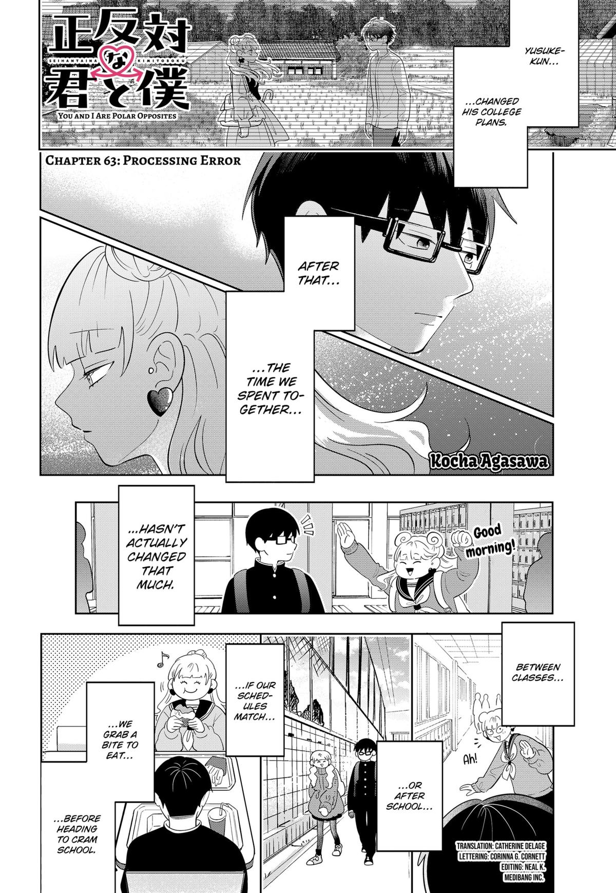 You and I are Polar Opposites Chap 63 - Next Chap 64
