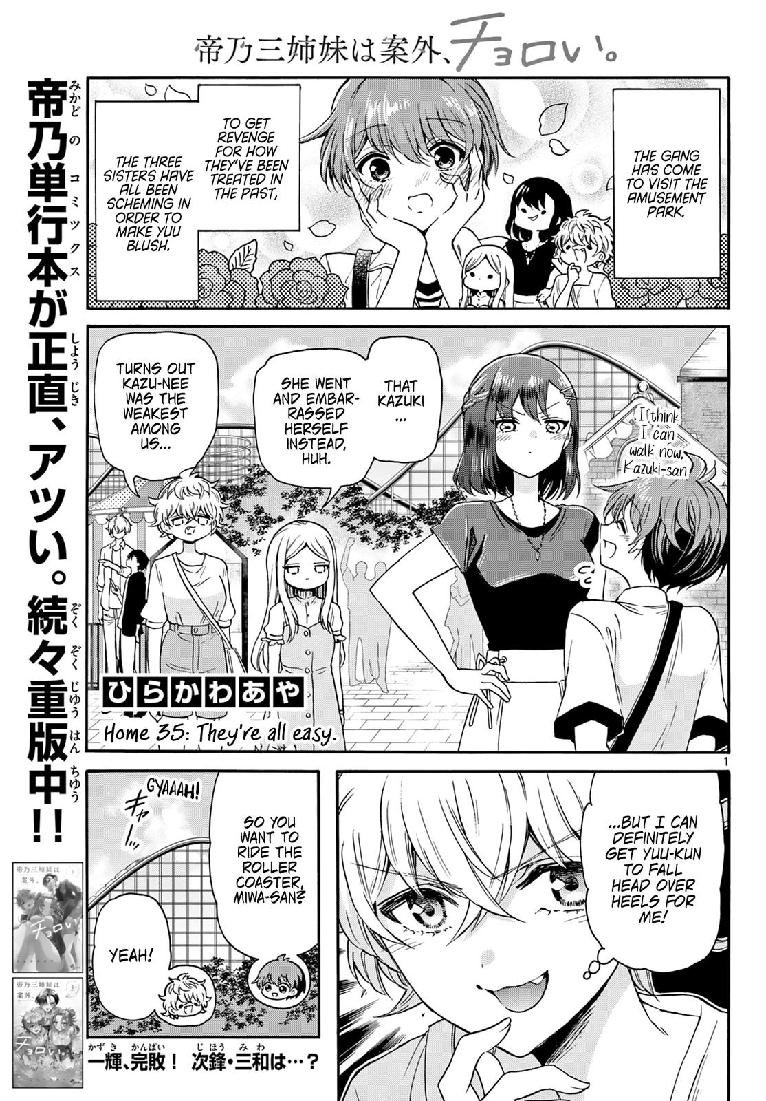 Mikado no Sanshimai wa Angai, Choroi. Chap 35 - Next Chap 36