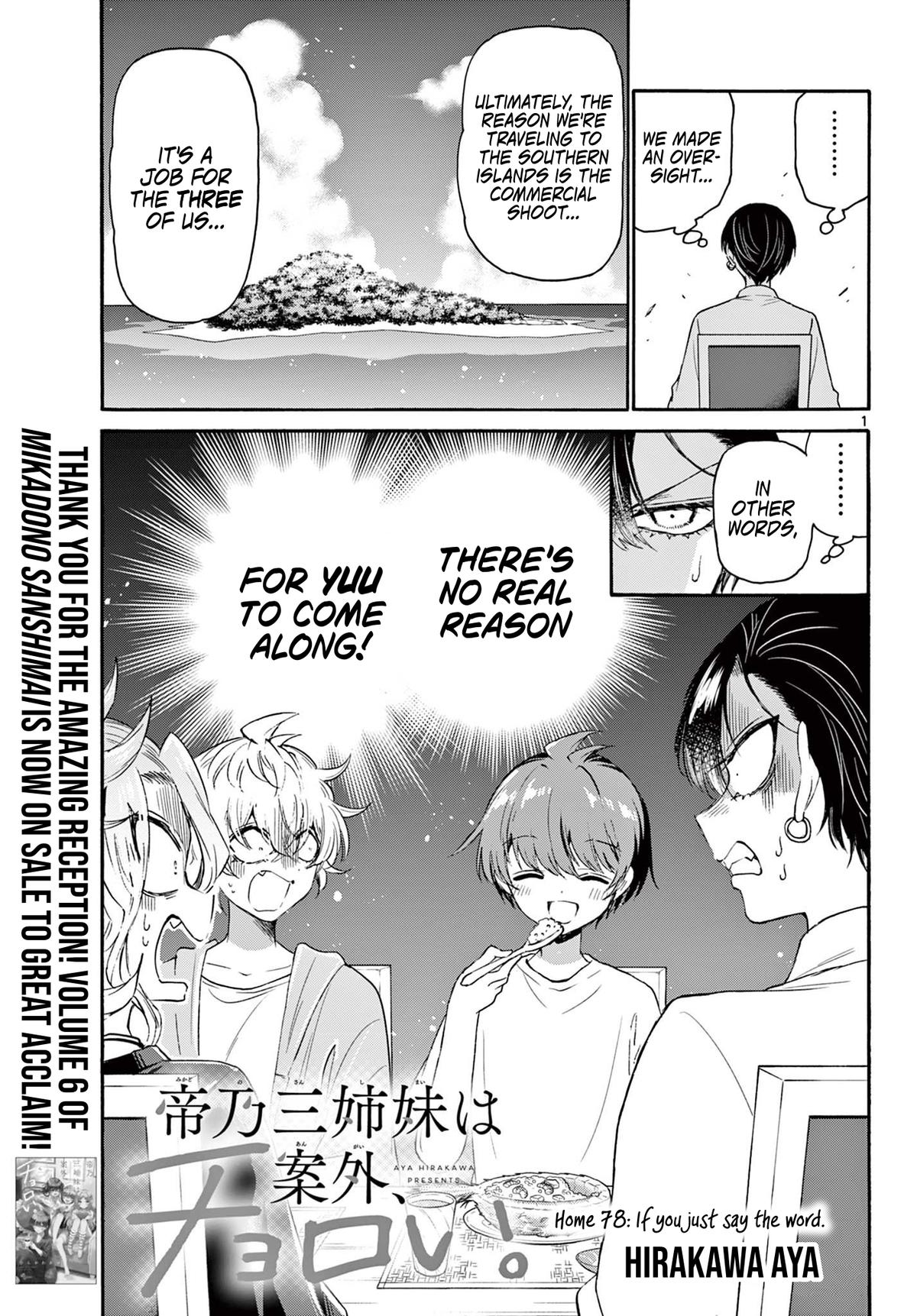 Mikado no Sanshimai wa Angai, Choroi. Chap 78 - Next Chap 79