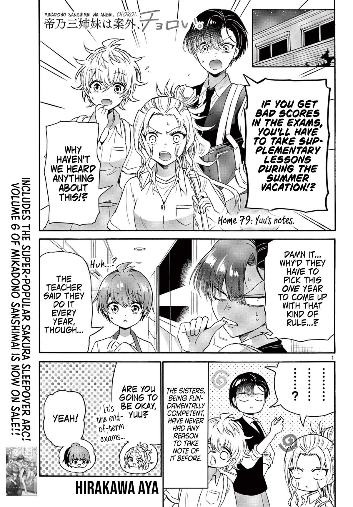 Mikado no Sanshimai wa Angai, Choroi. Chap 79 - Next Chap 80