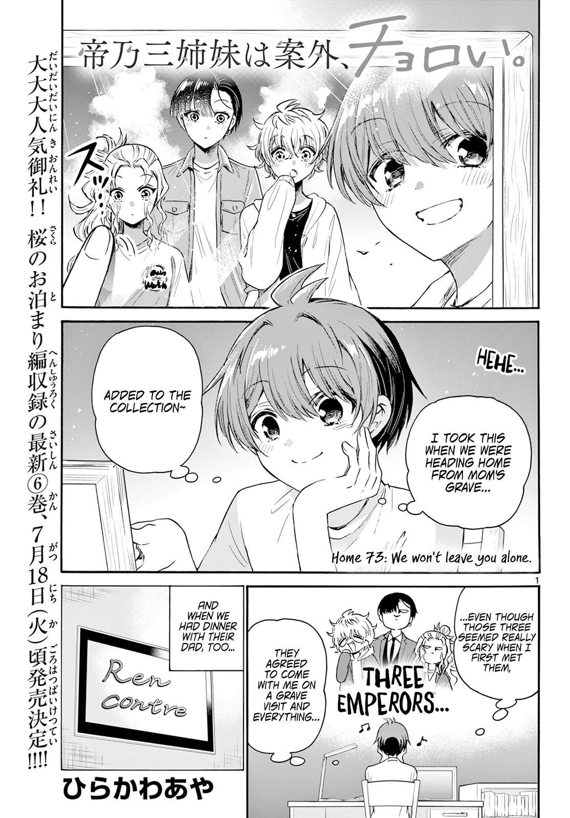 Mikado no Sanshimai wa Angai, Choroi. Chap 73 - Next Chap 74