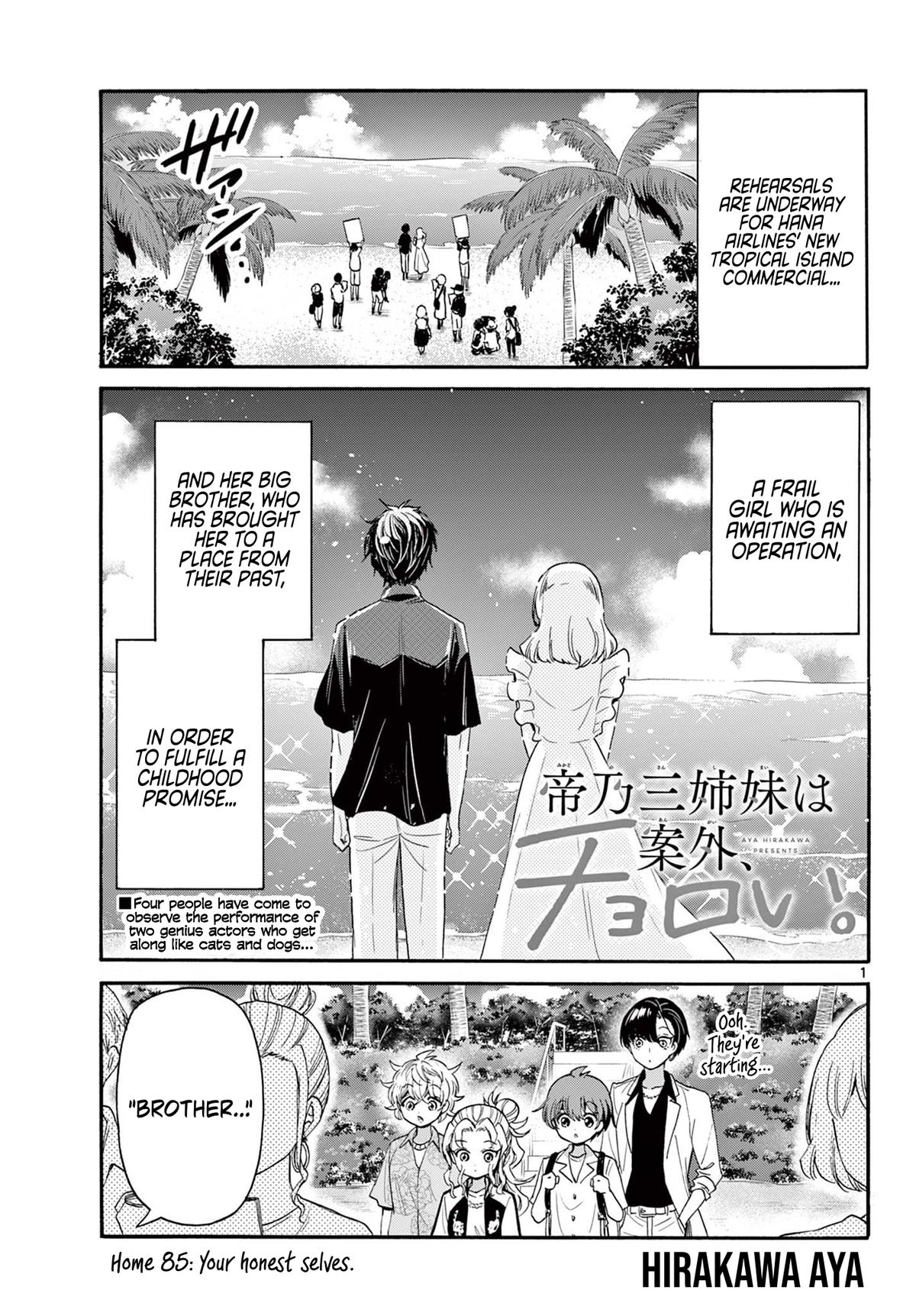 Mikado no Sanshimai wa Angai, Choroi. Chap 85 - Next Chap 86