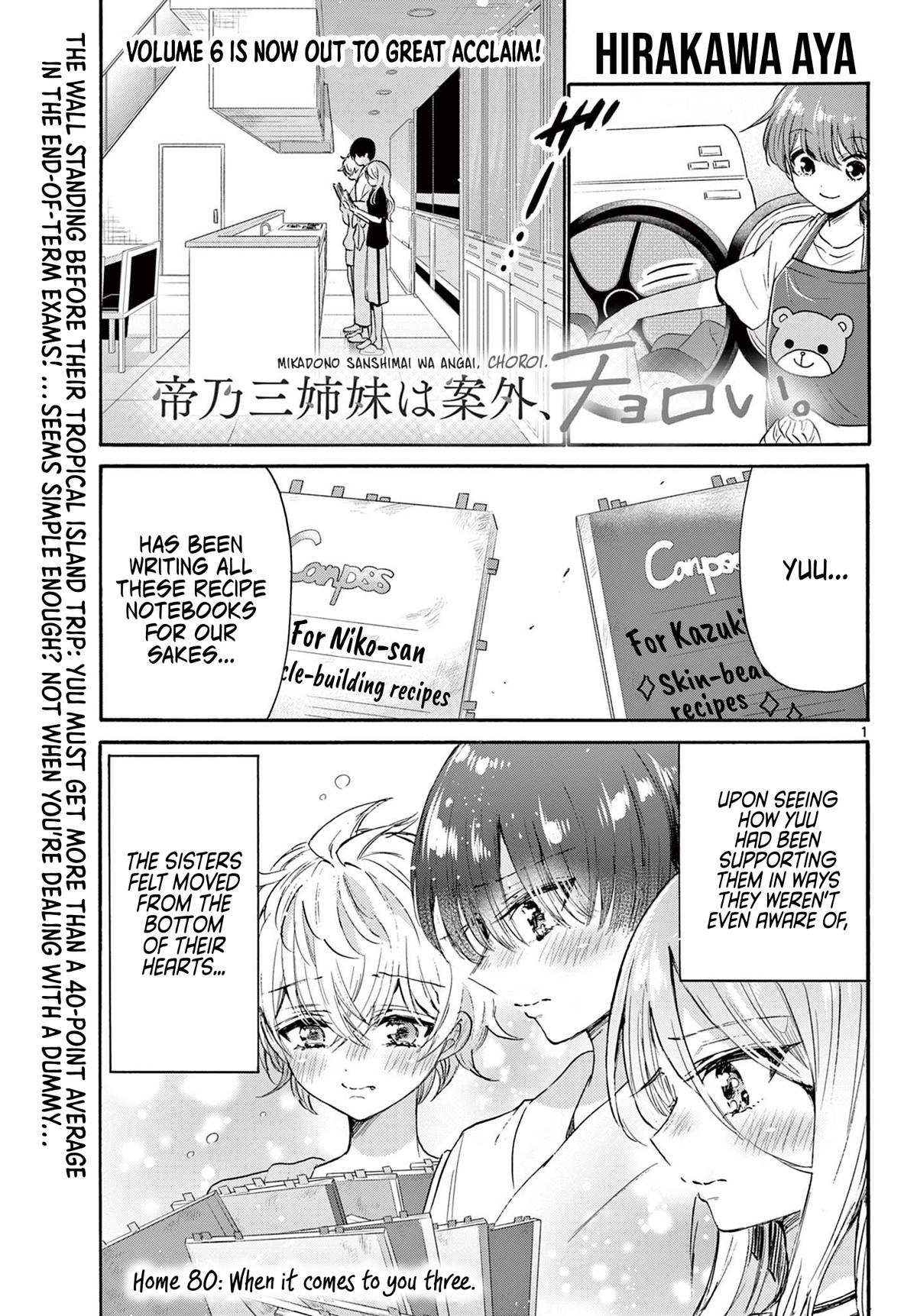 Mikado no Sanshimai wa Angai, Choroi. Chap 80 - Next Chap 81