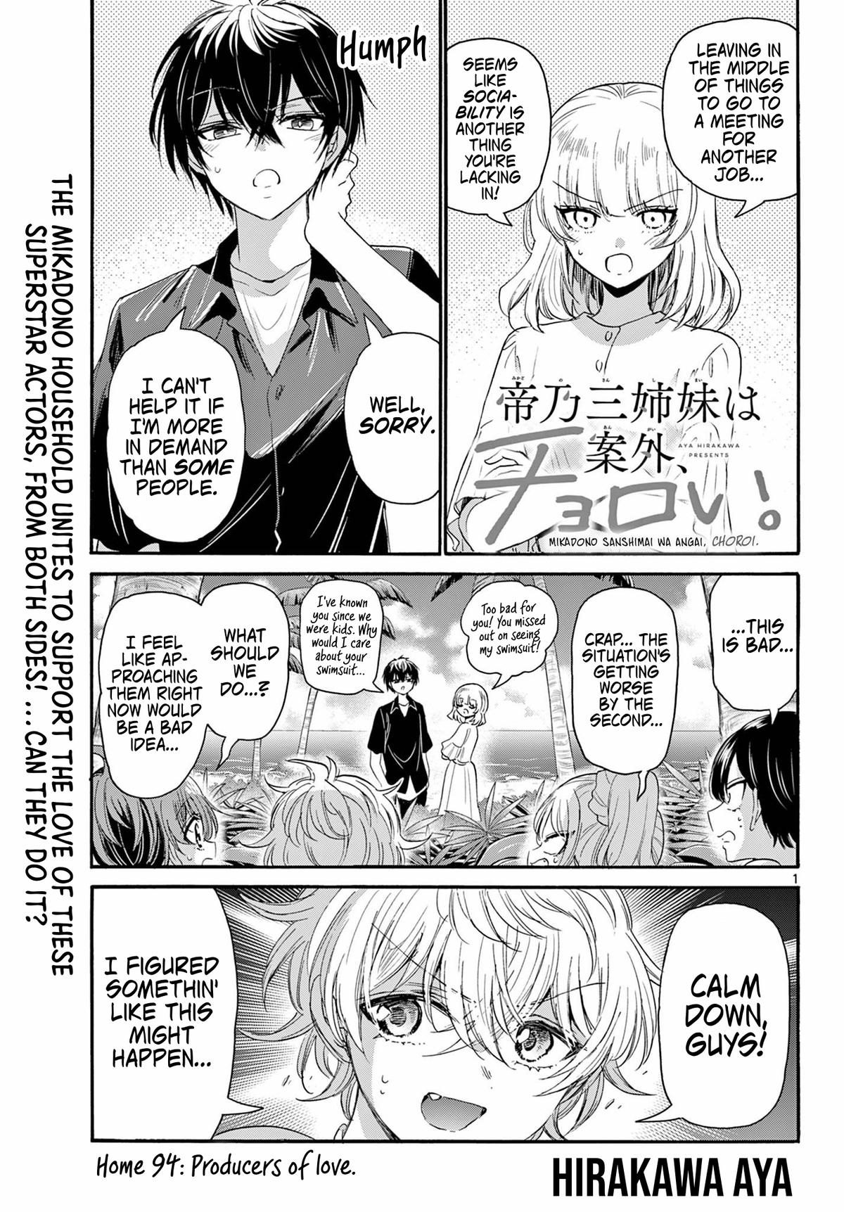 Mikado no Sanshimai wa Angai, Choroi. Chap 94 - Next Chap 95