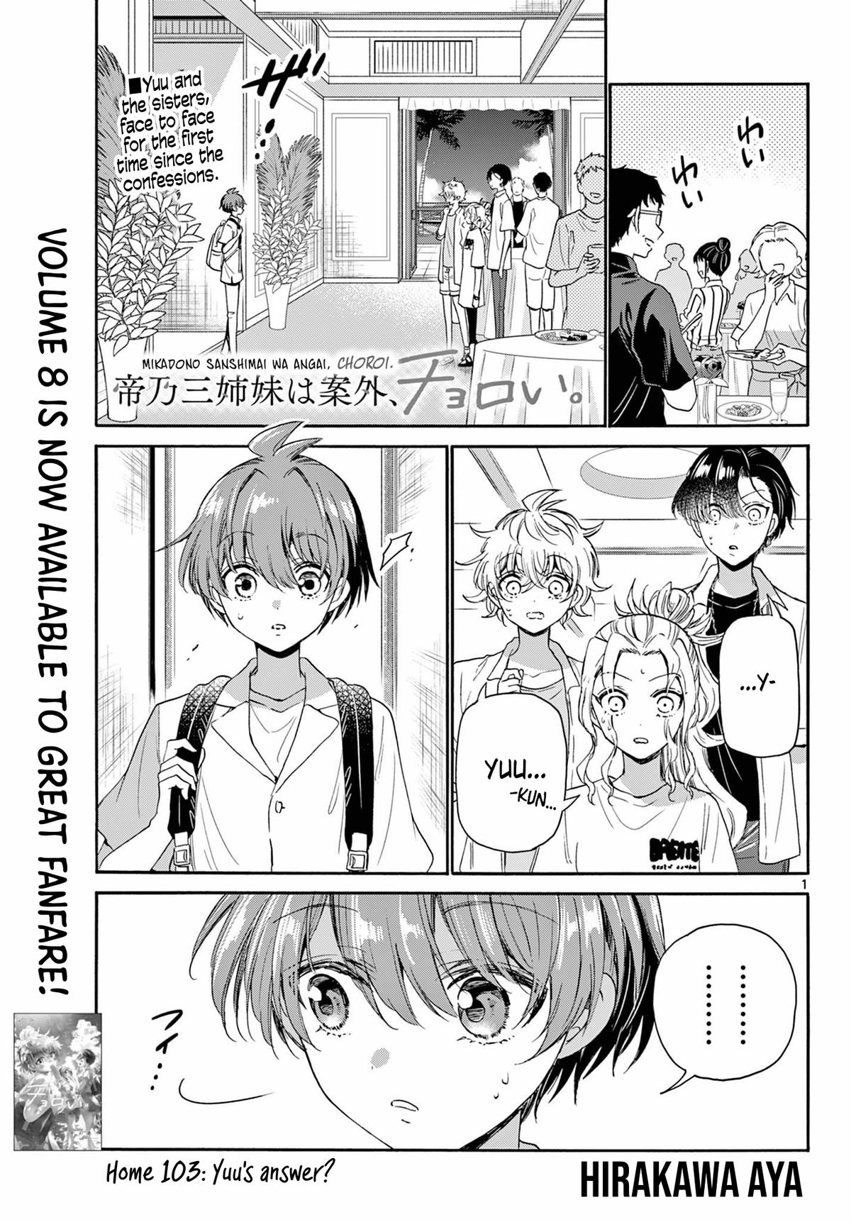 Mikado no Sanshimai wa Angai, Choroi. Chap 103 - Next Chap 104