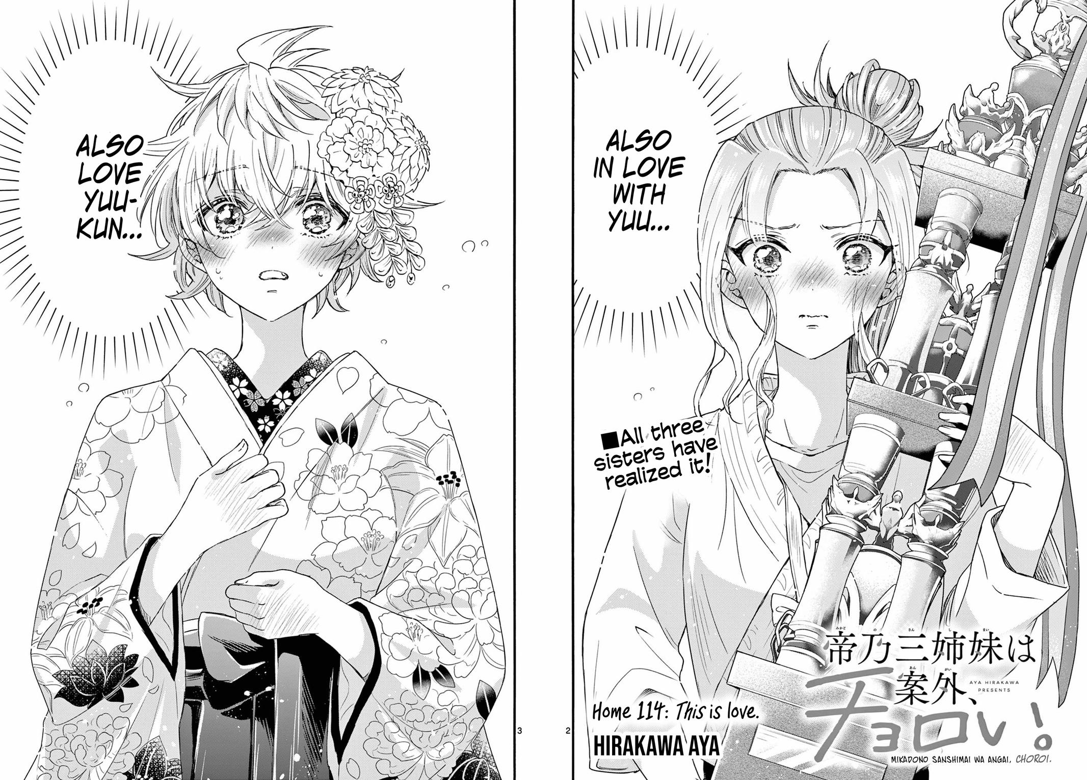 Mikado no Sanshimai wa Angai, Choroi. Chap 114 - Next Chap 115