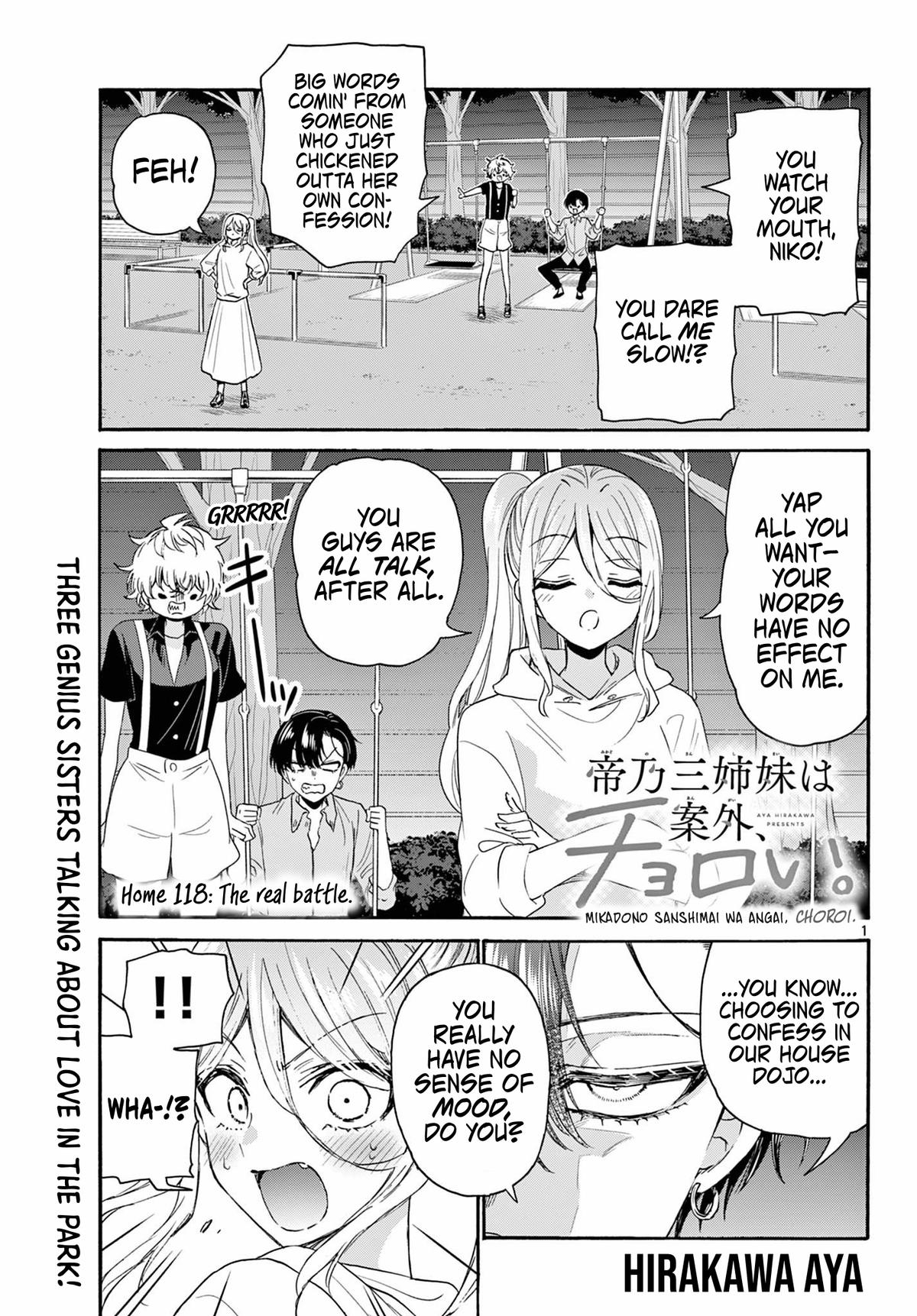 Mikado no Sanshimai wa Angai, Choroi. Chap 118 - Next Chap 119