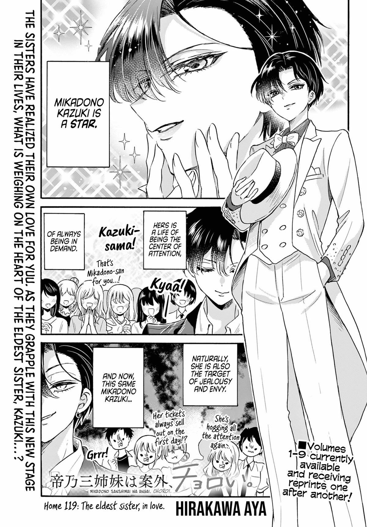 Mikado no Sanshimai wa Angai, Choroi. Chap 119 - Next Chap 120