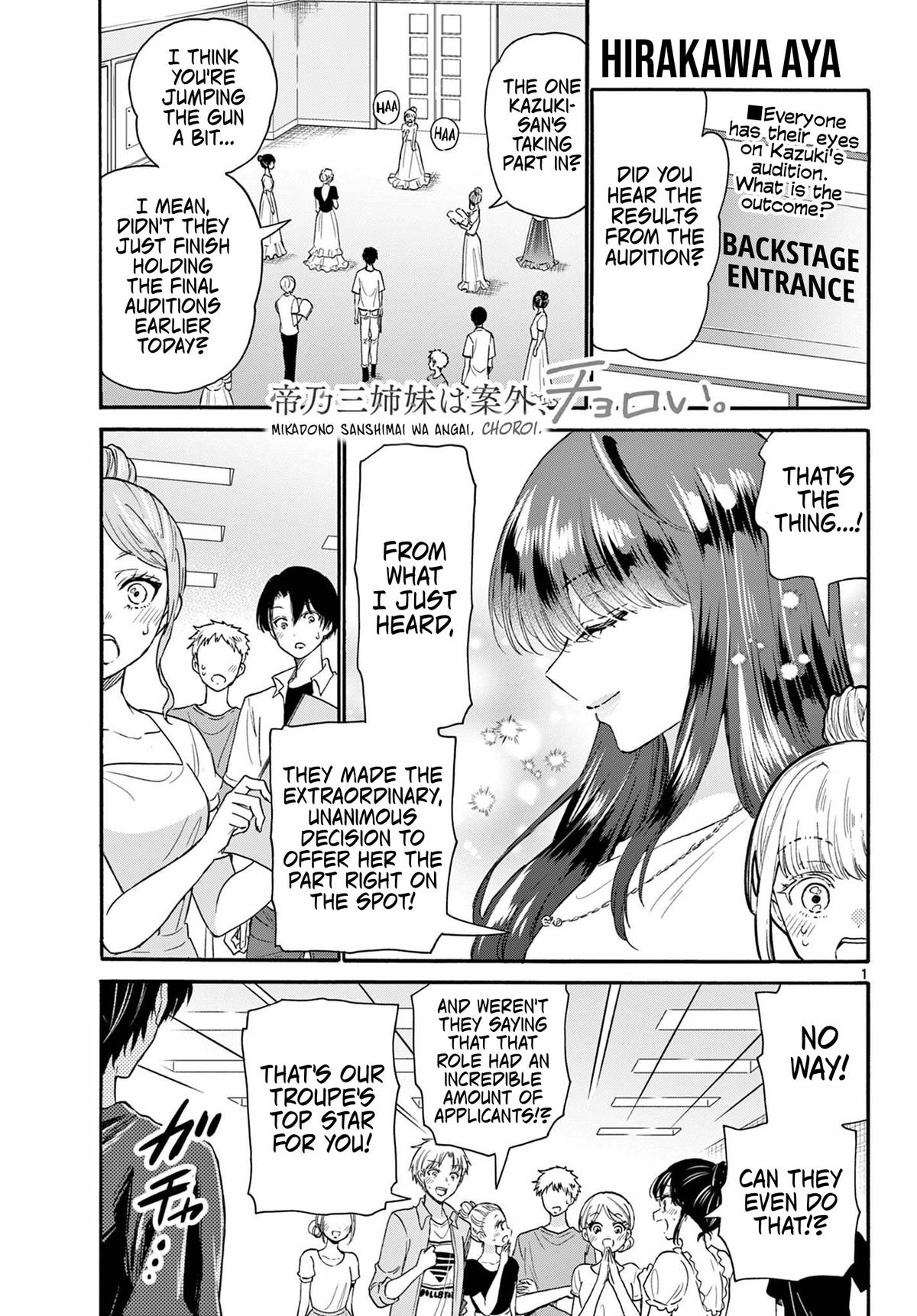 Mikado no Sanshimai wa Angai, Choroi. Chap 112 - Next Chap 113