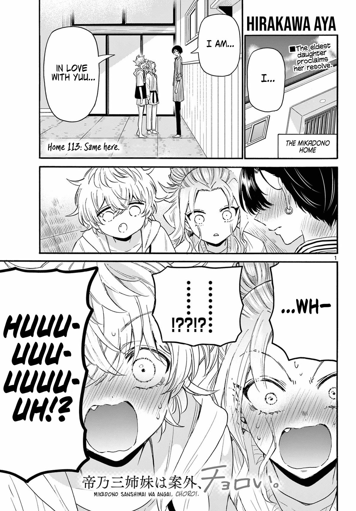 Mikado no Sanshimai wa Angai, Choroi. Chap 113 - Next Chap 114